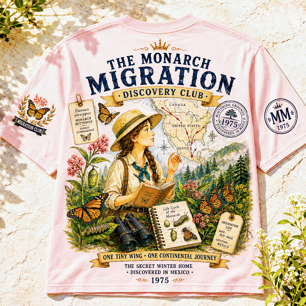 Monarch Migration Discovery Club T-Shirt