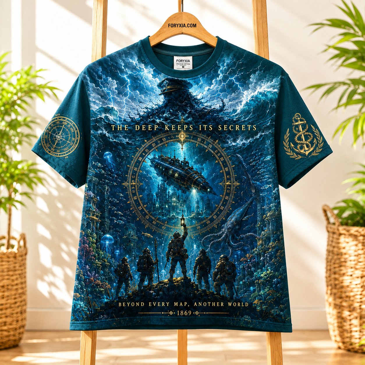 The Deep Keeps Its Secrets Undersea Expedition T-Shirt