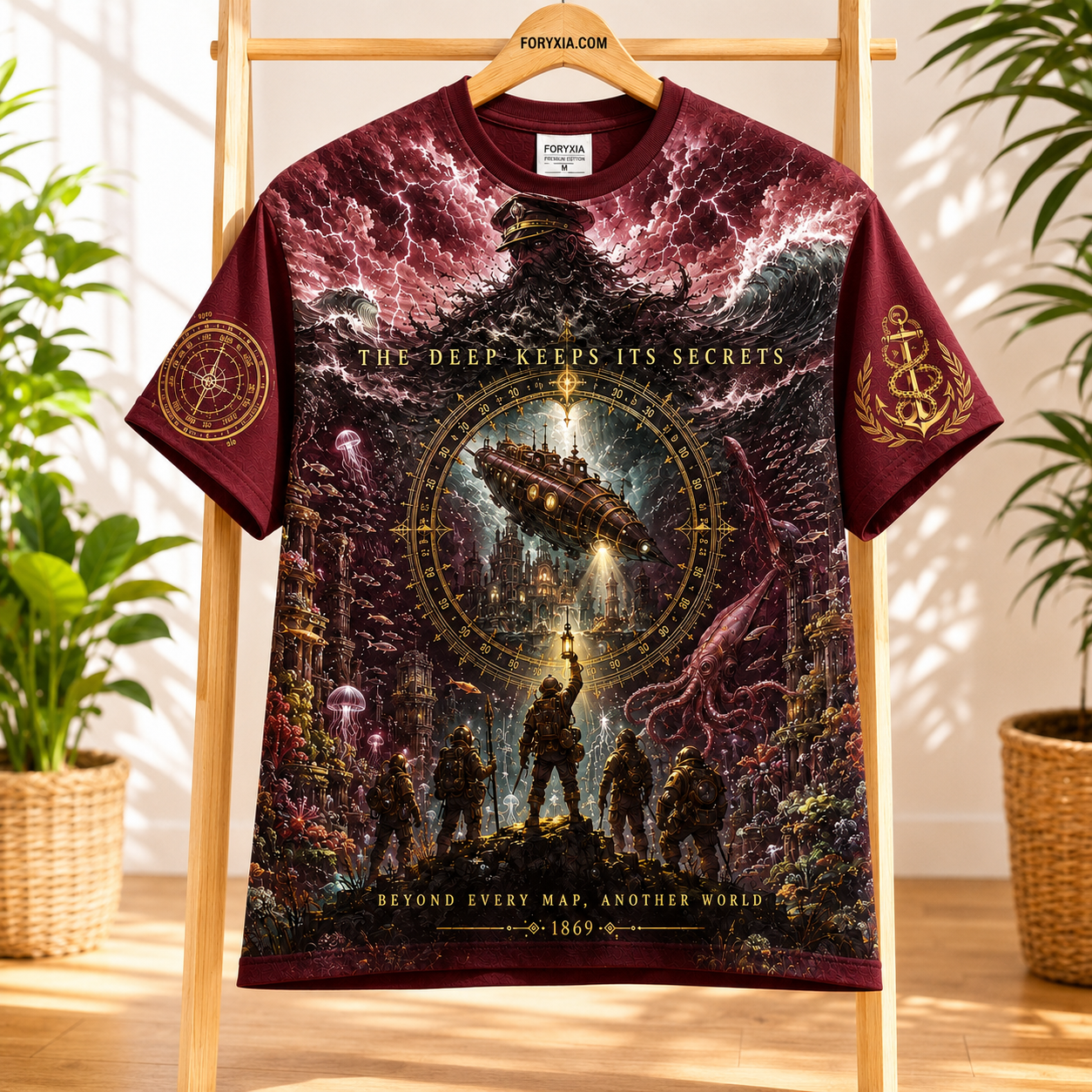The Deep Keeps Its Secrets Undersea Expedition T-Shirt
