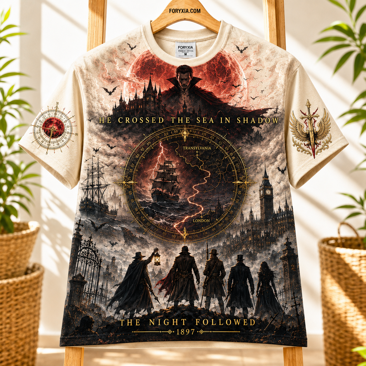 The Night Followed 1897 Gothic Vampire T-Shirt