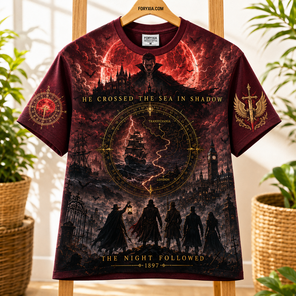 The Night Followed 1897 Gothic Vampire T-Shirt