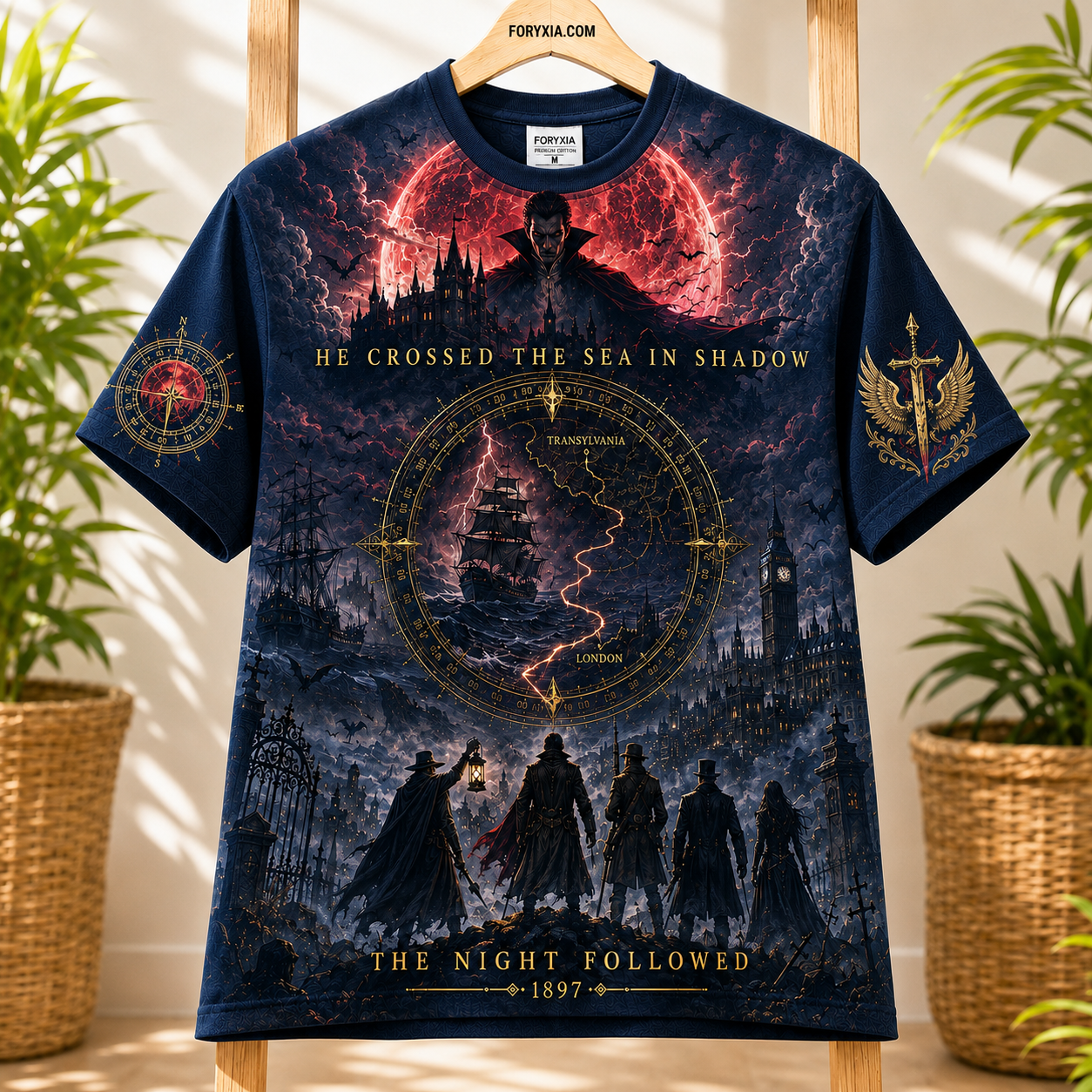 The Night Followed 1897 Gothic Vampire T-Shirt