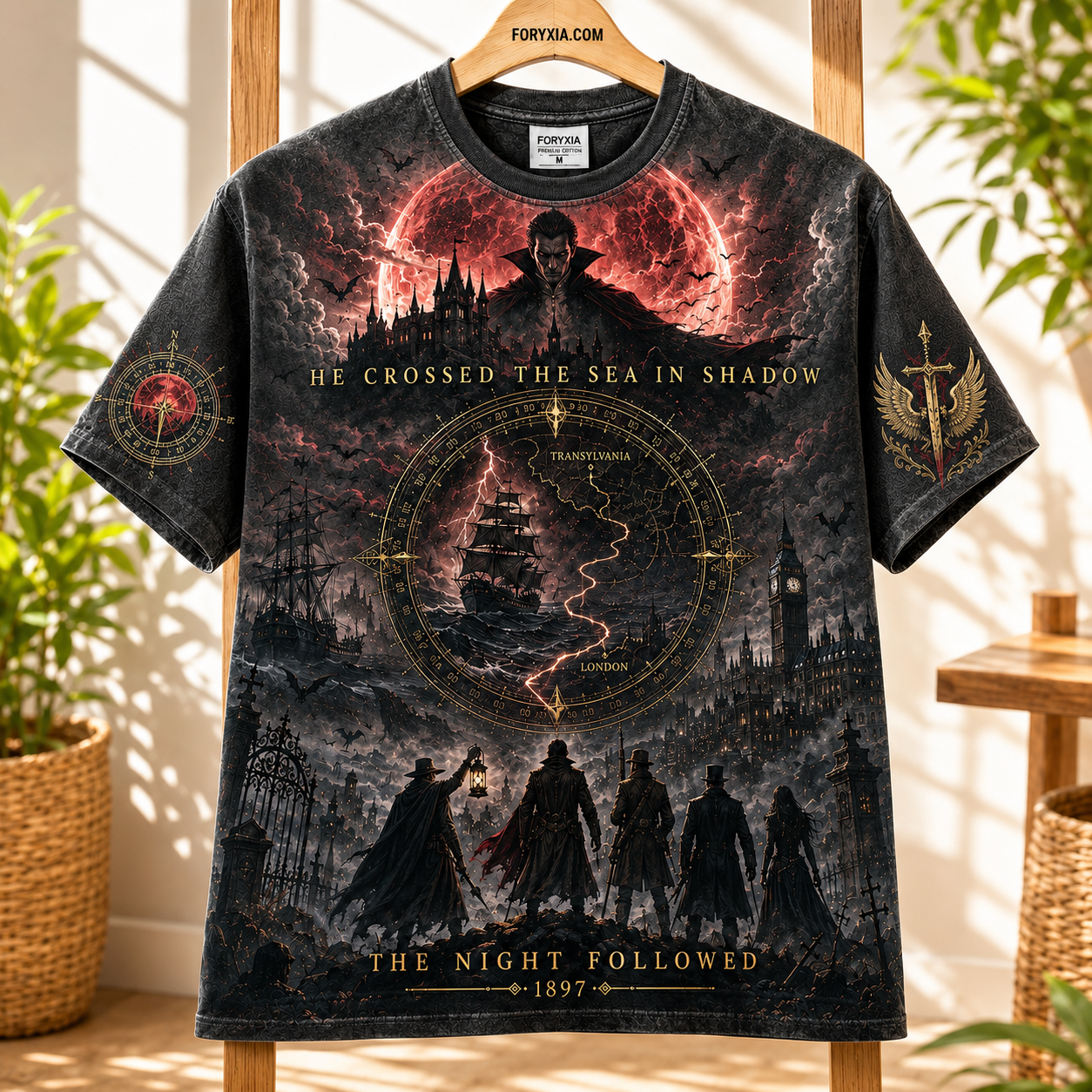 The Night Followed 1897 Gothic Vampire T-Shirt