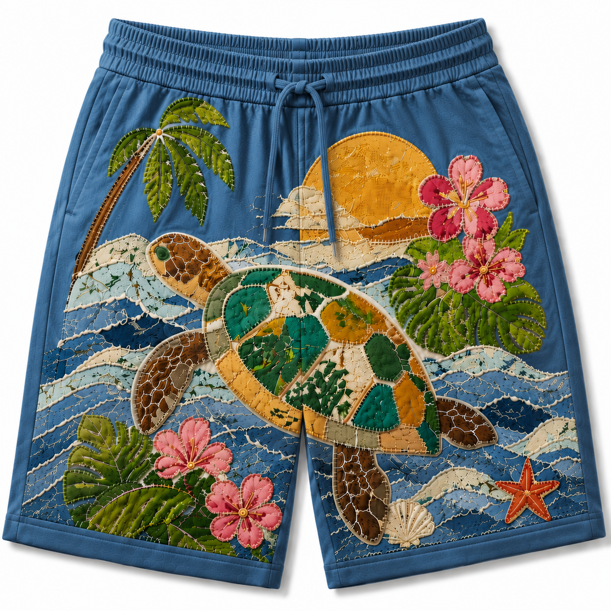 Tropical Turtle Paradise Shorts