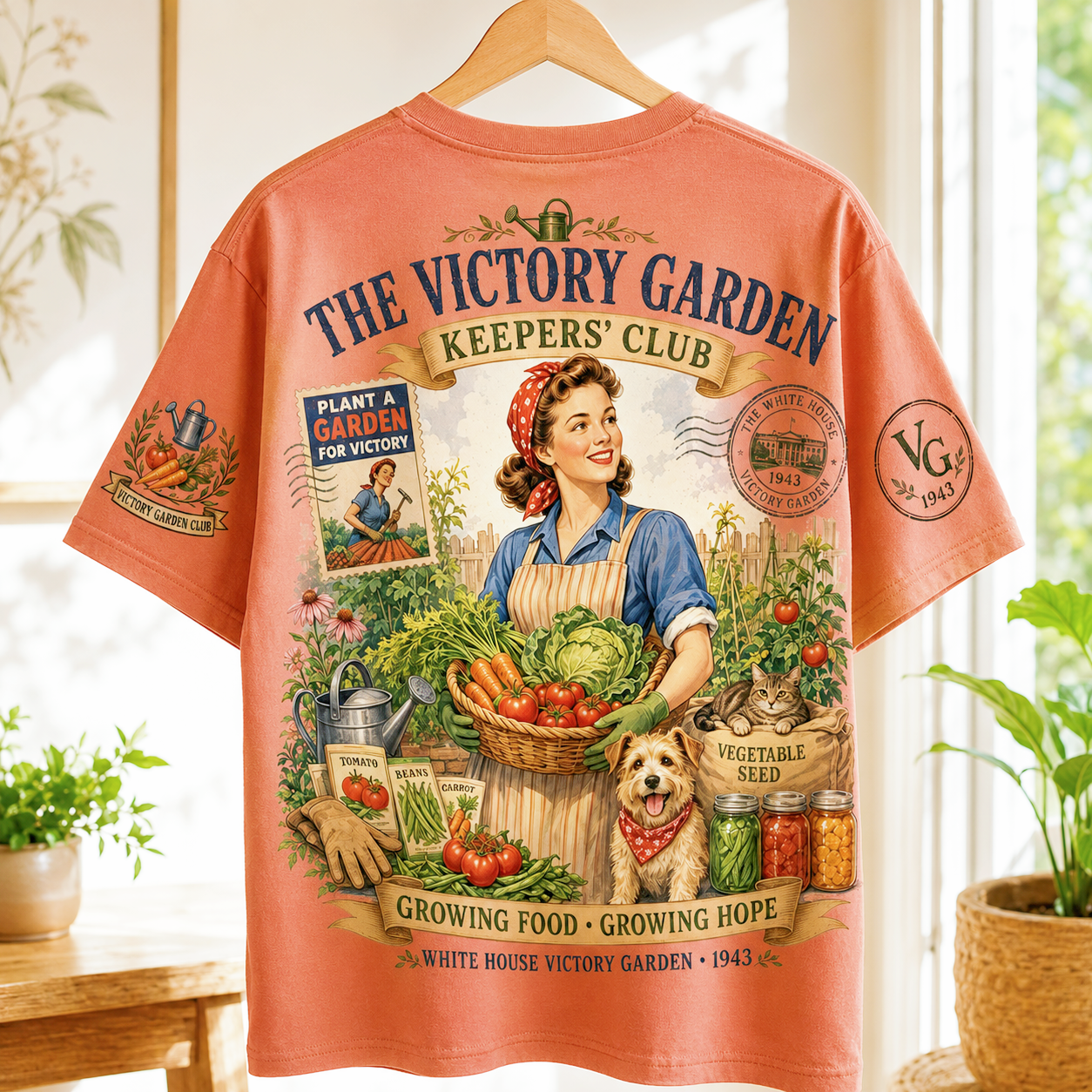 Victory Garden Keepers 1943 Heritage T-Shirt
