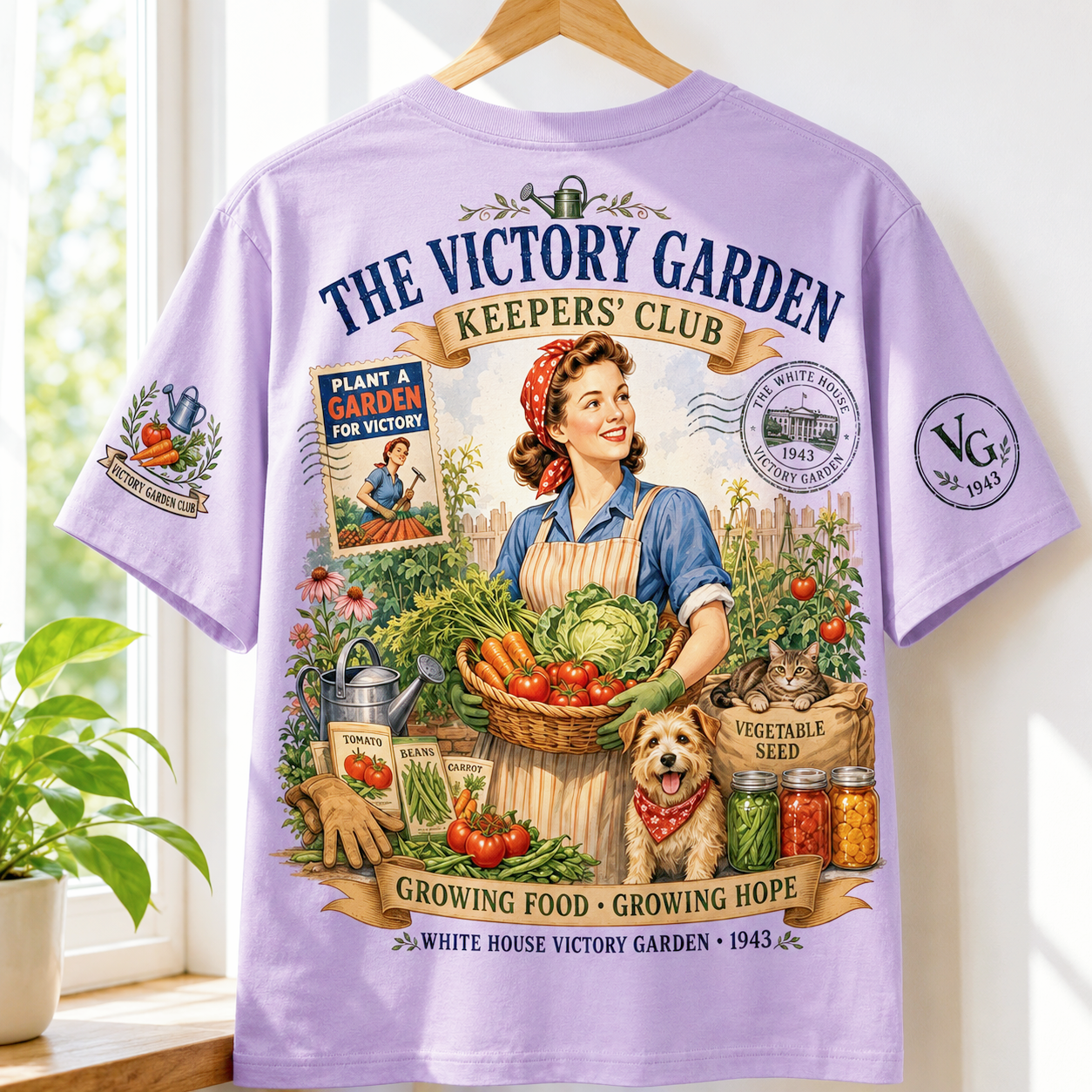Victory Garden Keepers 1943 Heritage T-Shirt