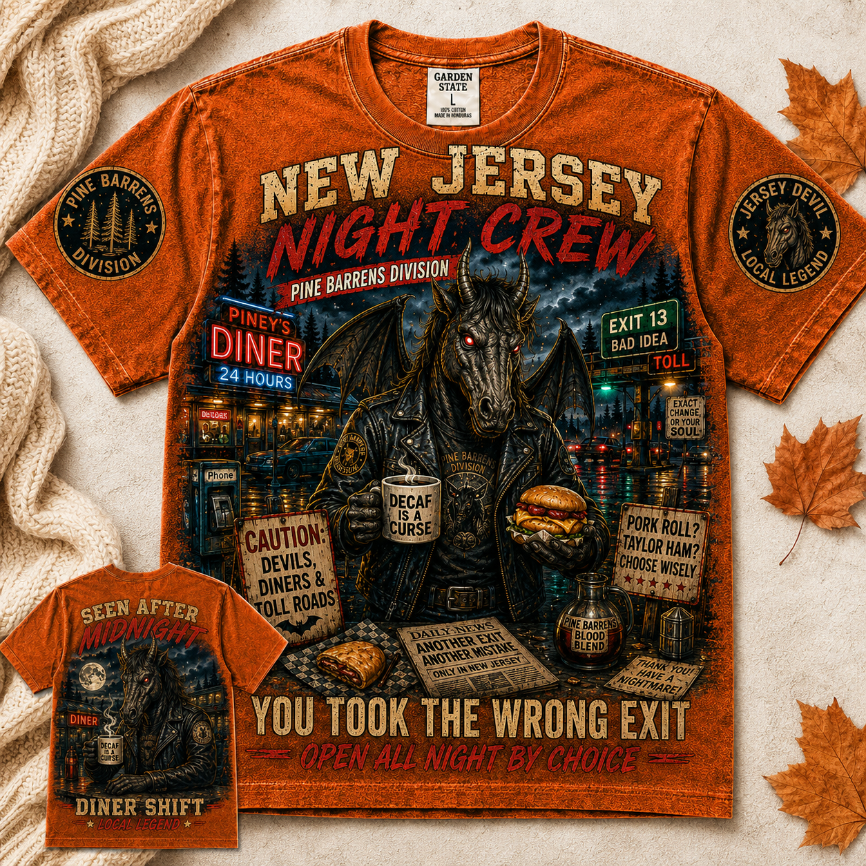New Jersey Night Crew Wrong Exit T-Shirt