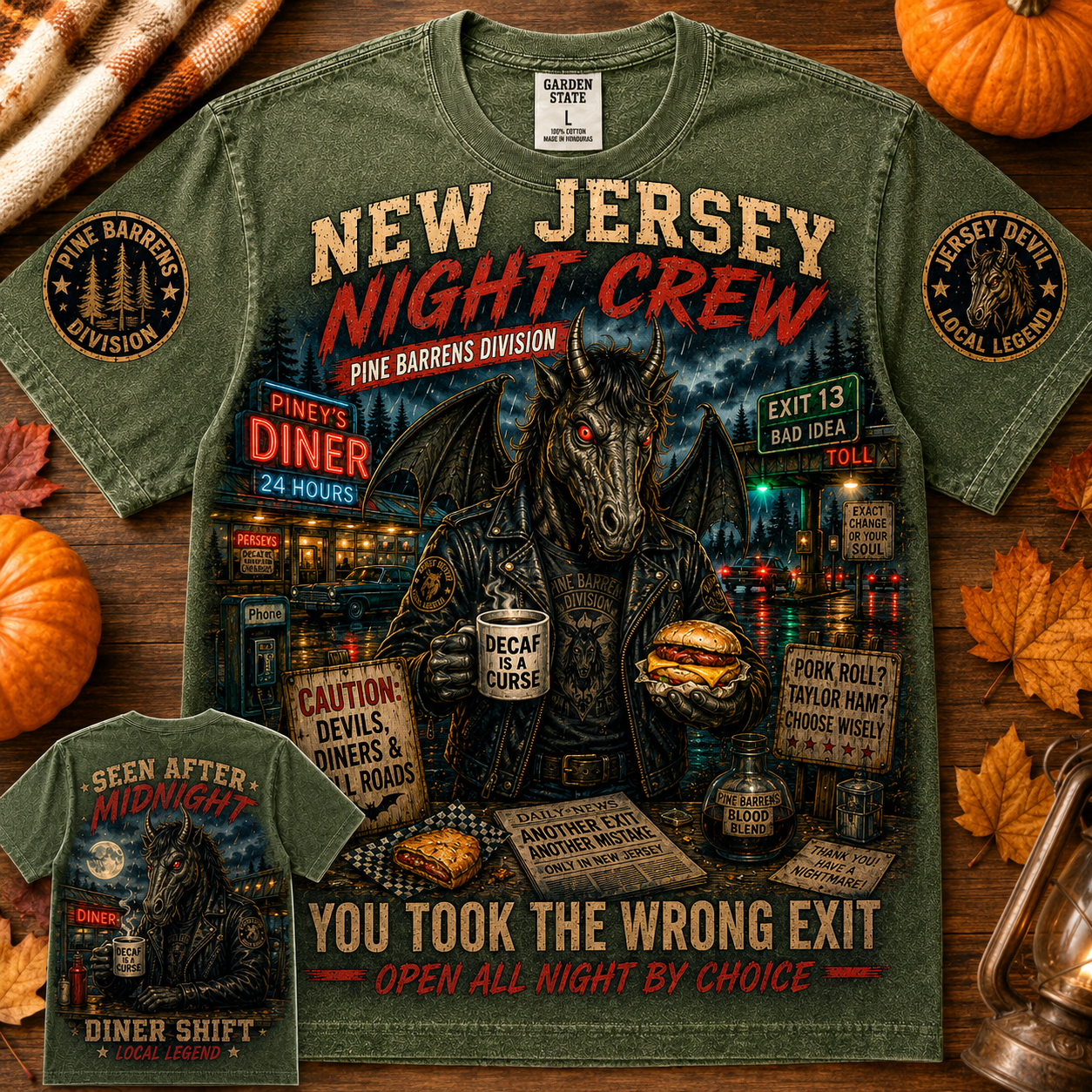 New Jersey Night Crew Wrong Exit T-Shirt