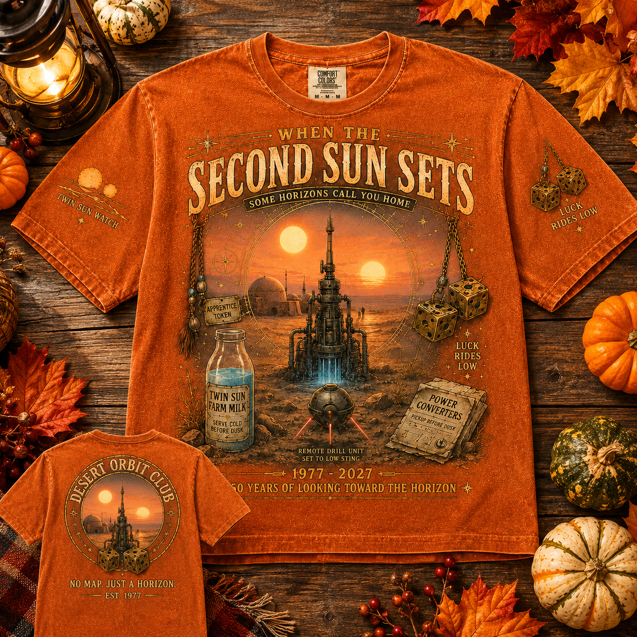 When The Second Sun Sets Desert T-Shirt