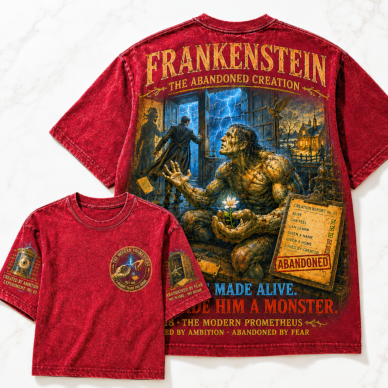 The Abandoned Creation Frankenstein T-Shirt