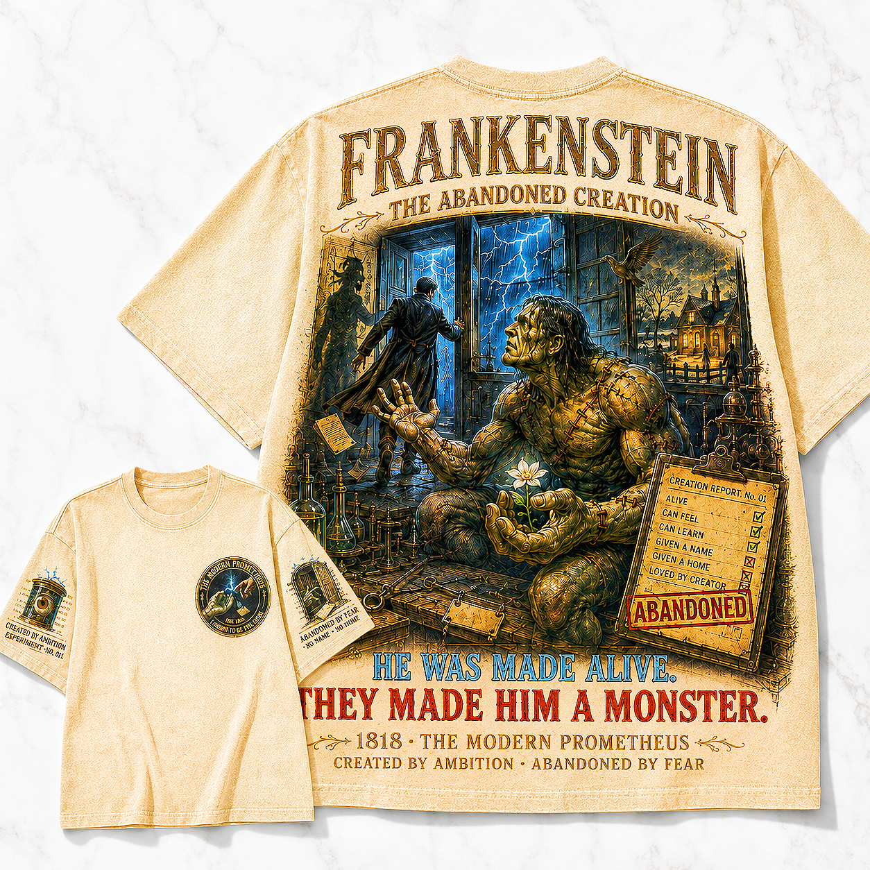 The Abandoned Creation Frankenstein T-Shirt