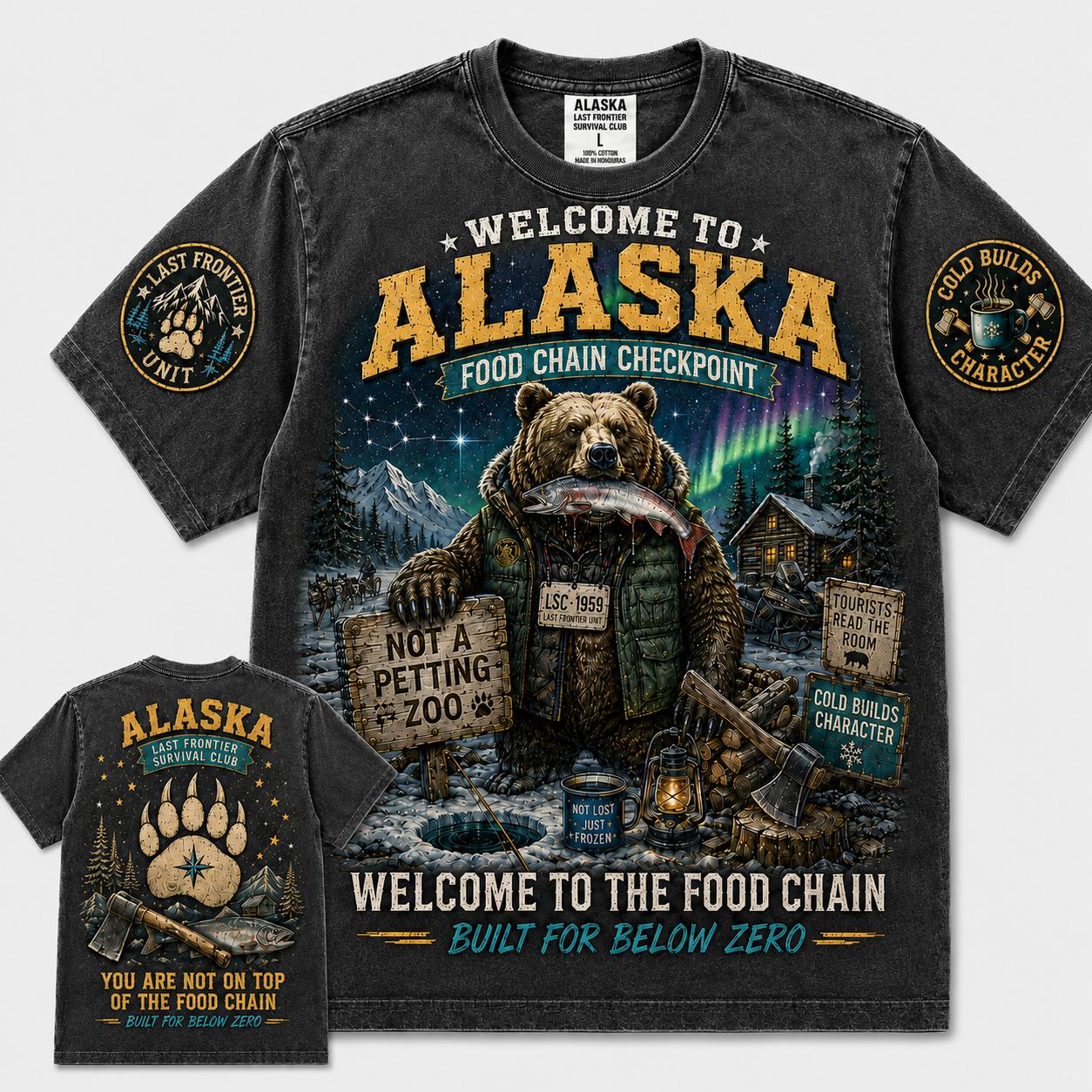 Alaska Food Chain Polar Bear T-Shirt