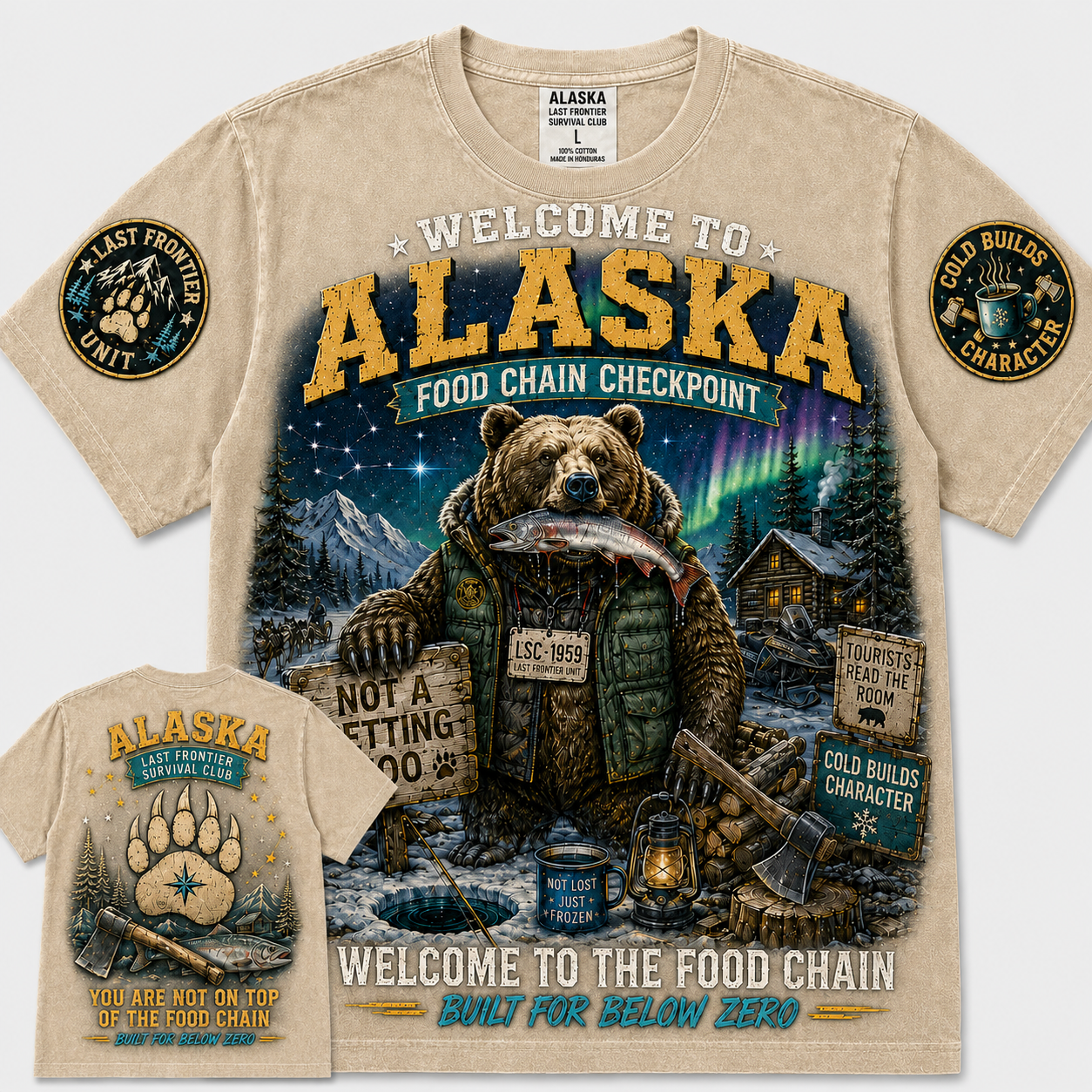 Alaska Food Chain Polar Bear T-Shirt