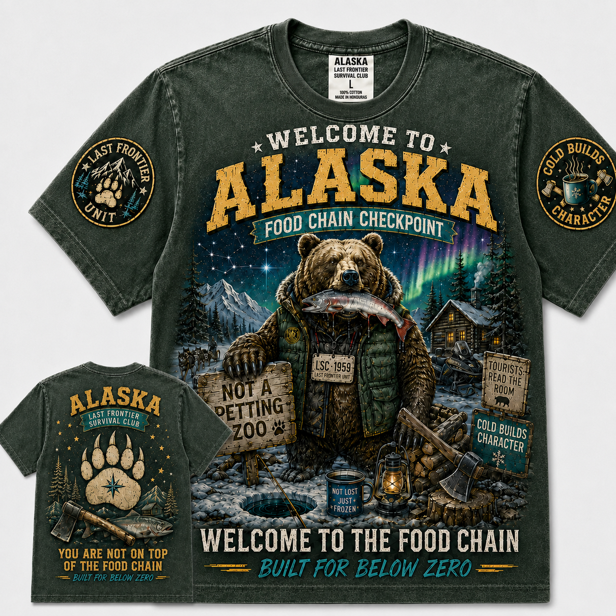 Alaska Food Chain Polar Bear T-Shirt