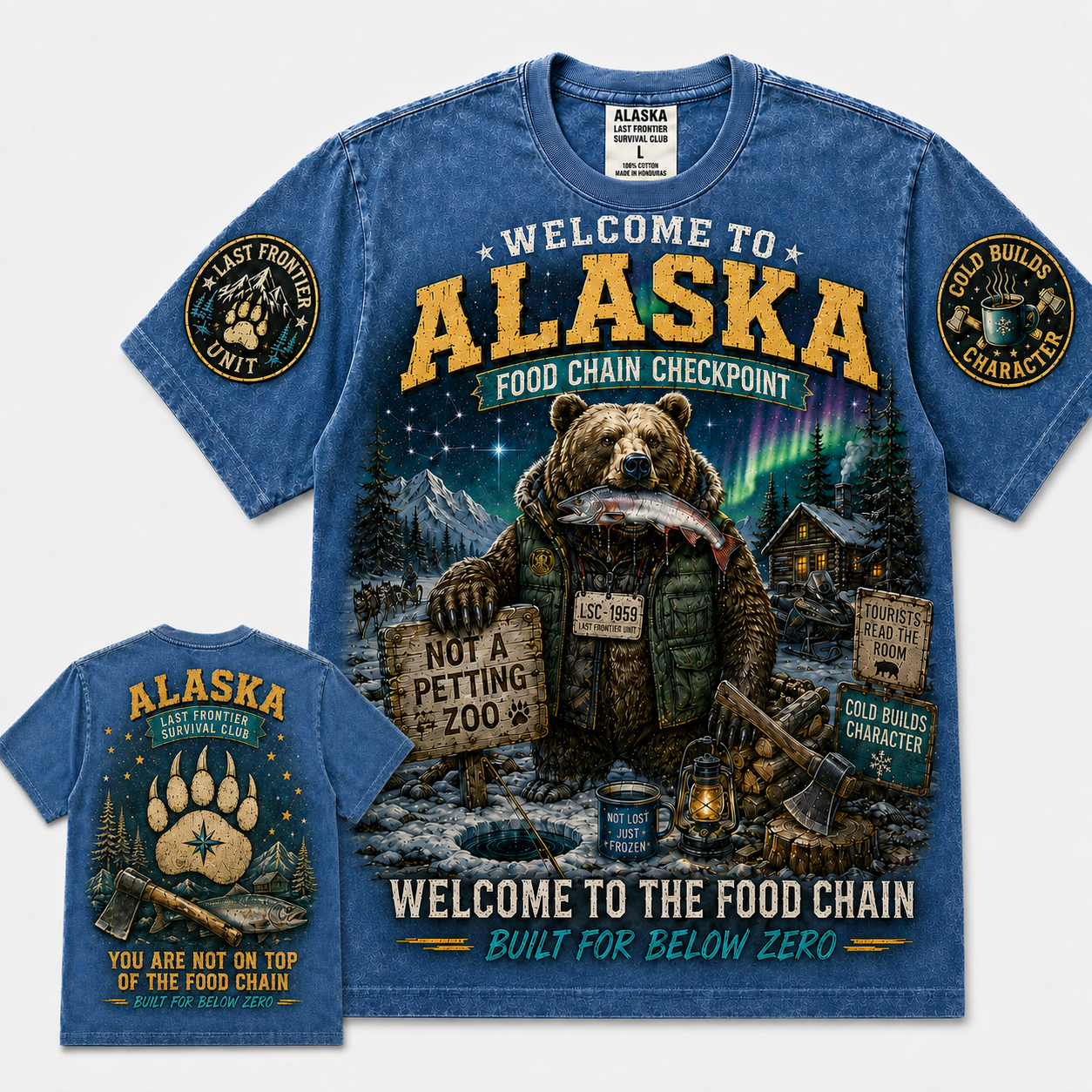 Alaska Food Chain Polar Bear T-Shirt