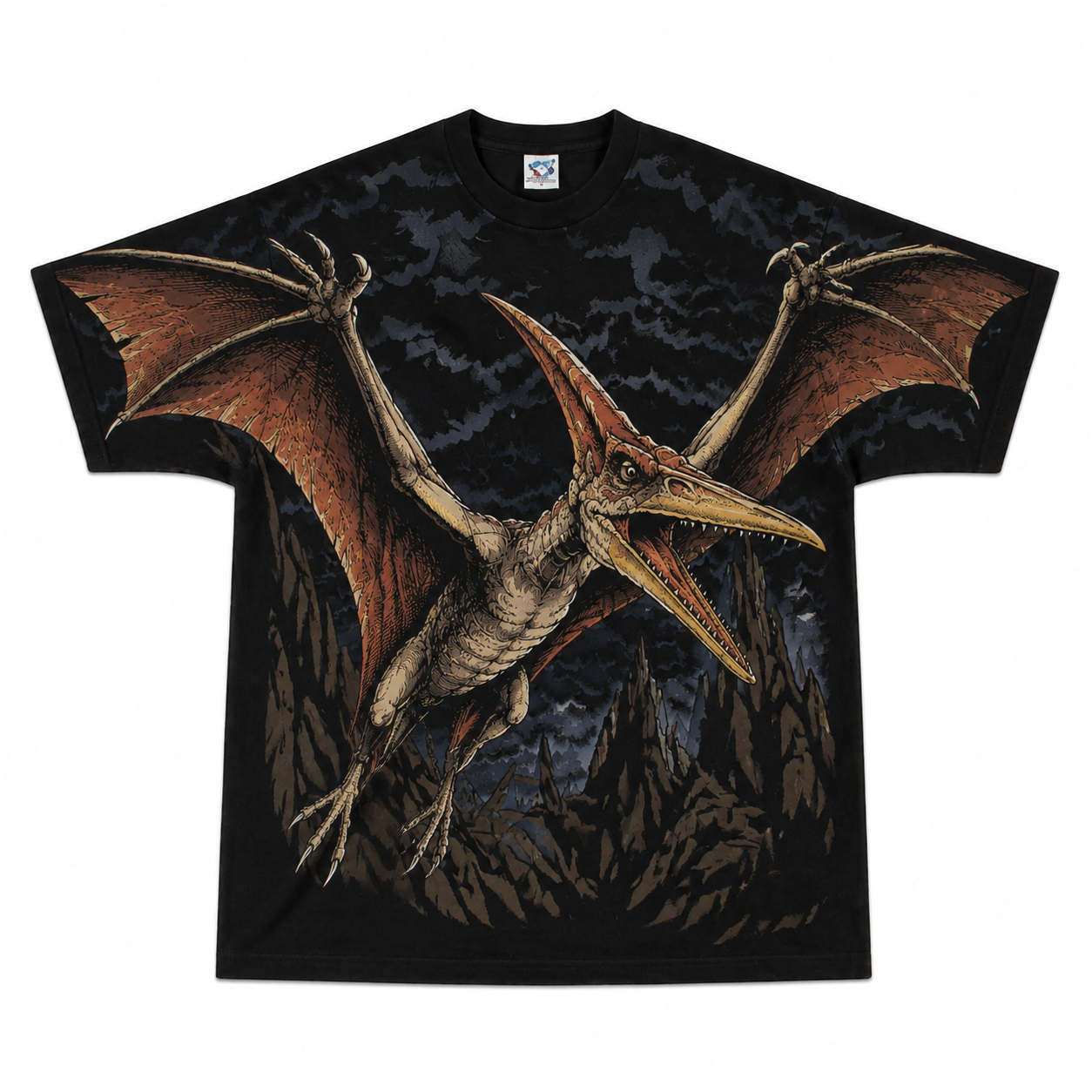 Pterosaur Vintage Prehistoric Flight Graphic Tee