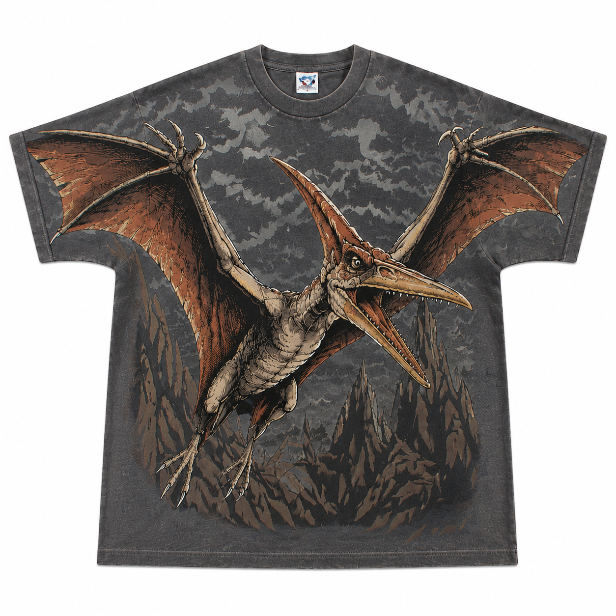 Pterosaur Vintage Prehistoric Flight Graphic Tee
