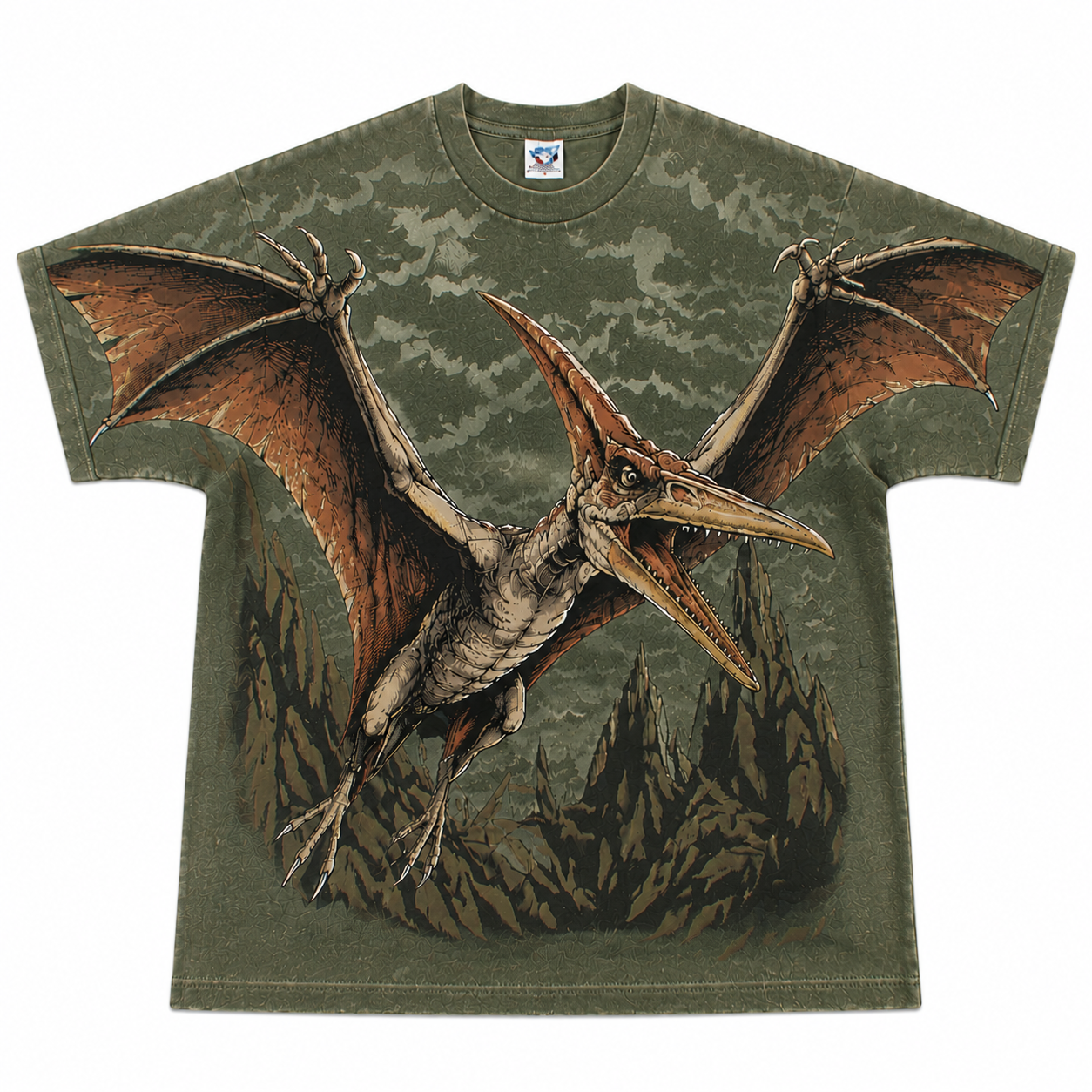 Pterosaur Vintage Prehistoric Flight Graphic Tee