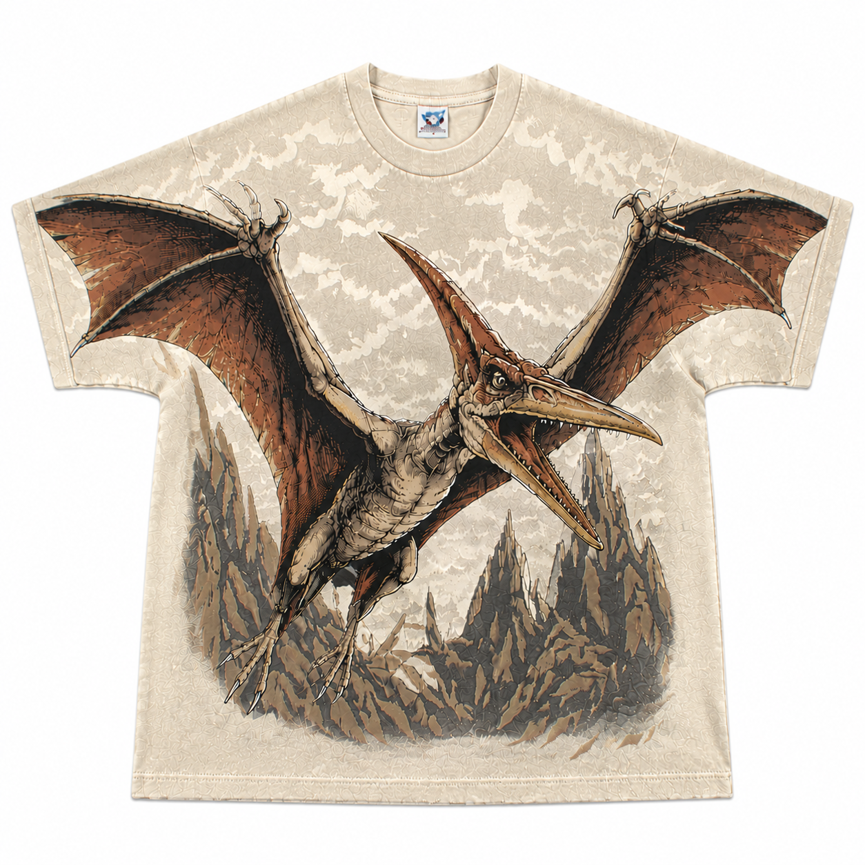 Pterosaur Vintage Prehistoric Flight Graphic Tee