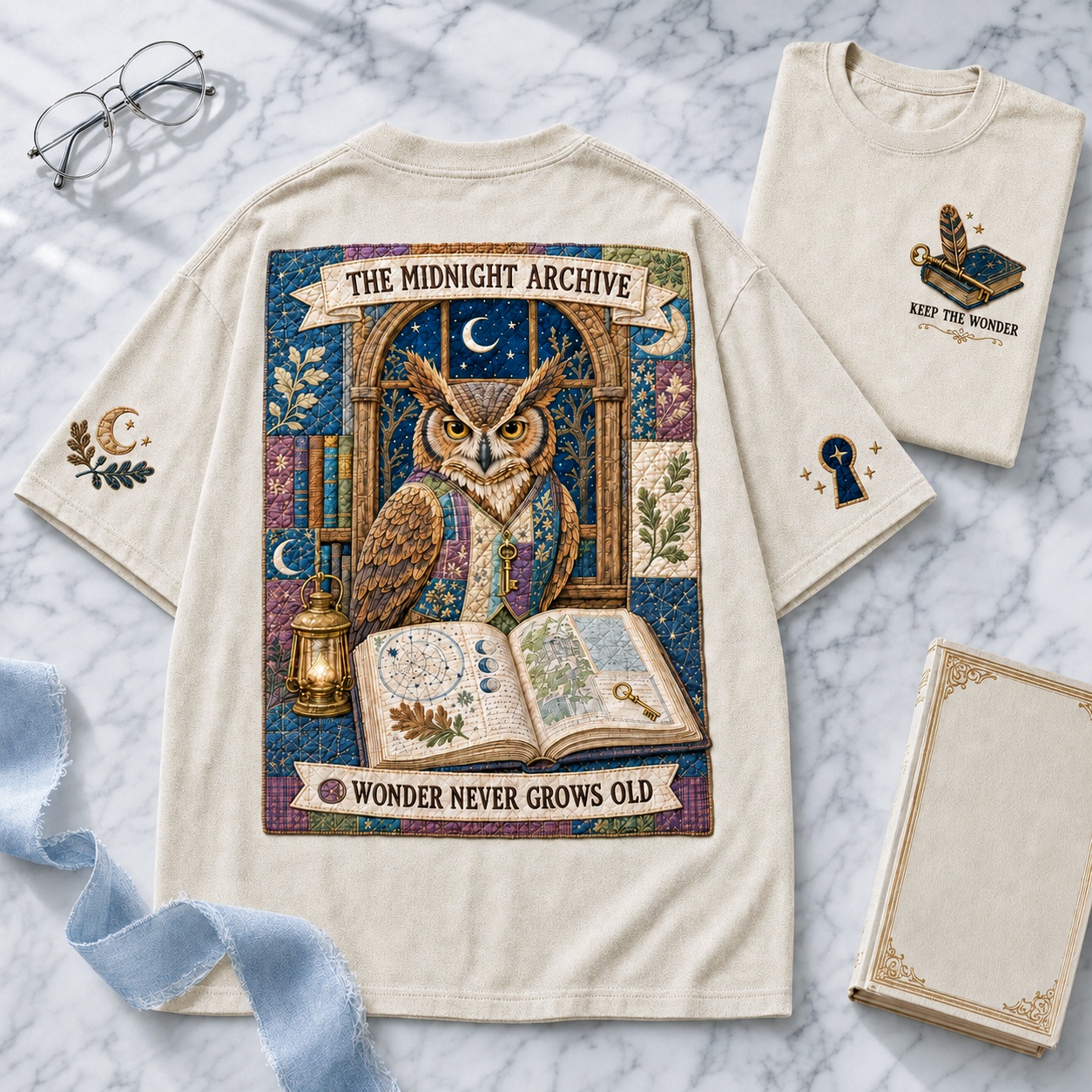Midnight Archive Owl Tee