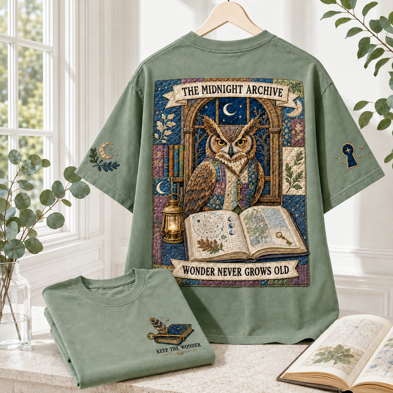 Midnight Archive Owl Tee