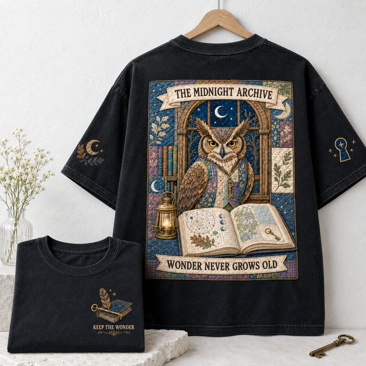 Midnight Archive Owl Tee