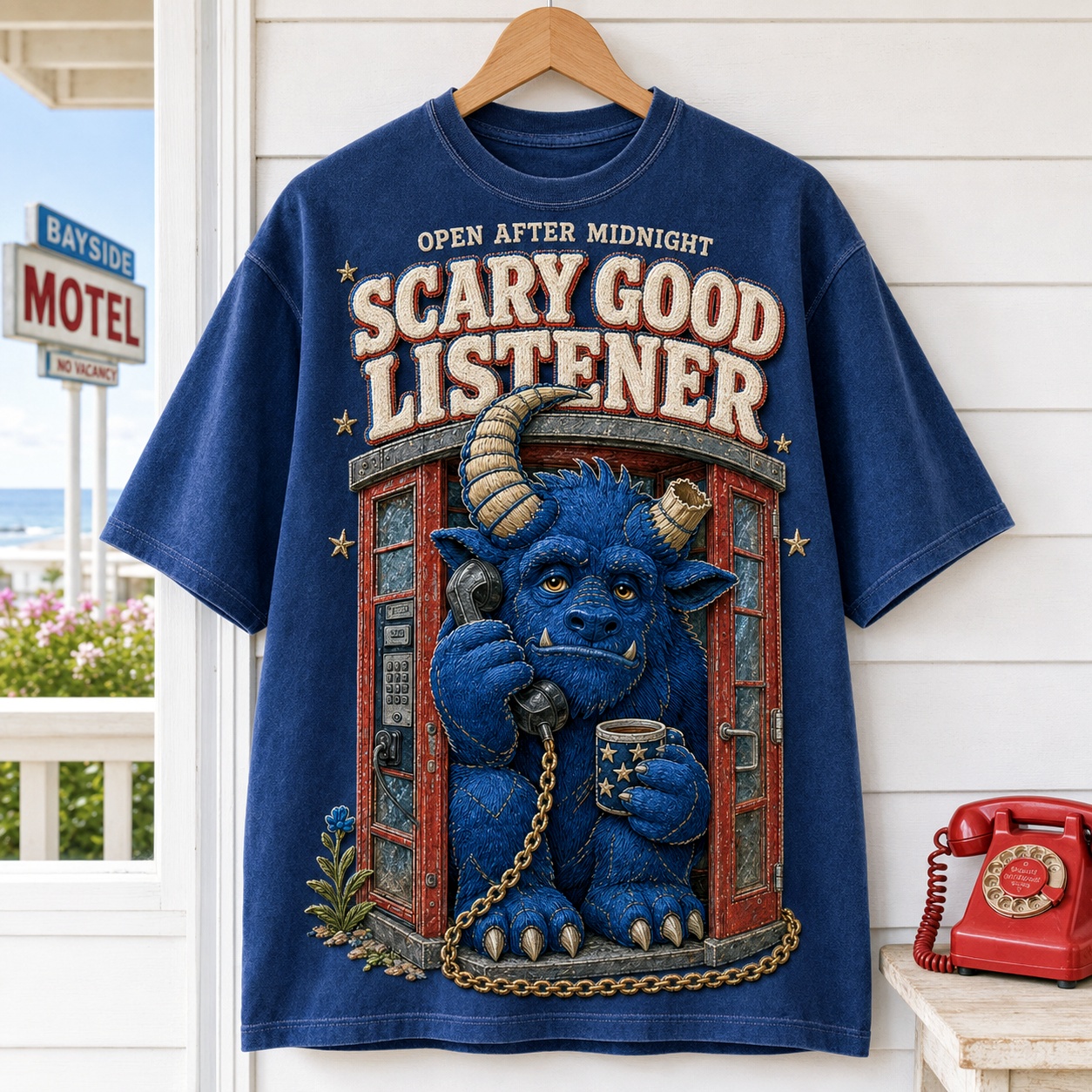 Little Monsters Midnight Listener Tee