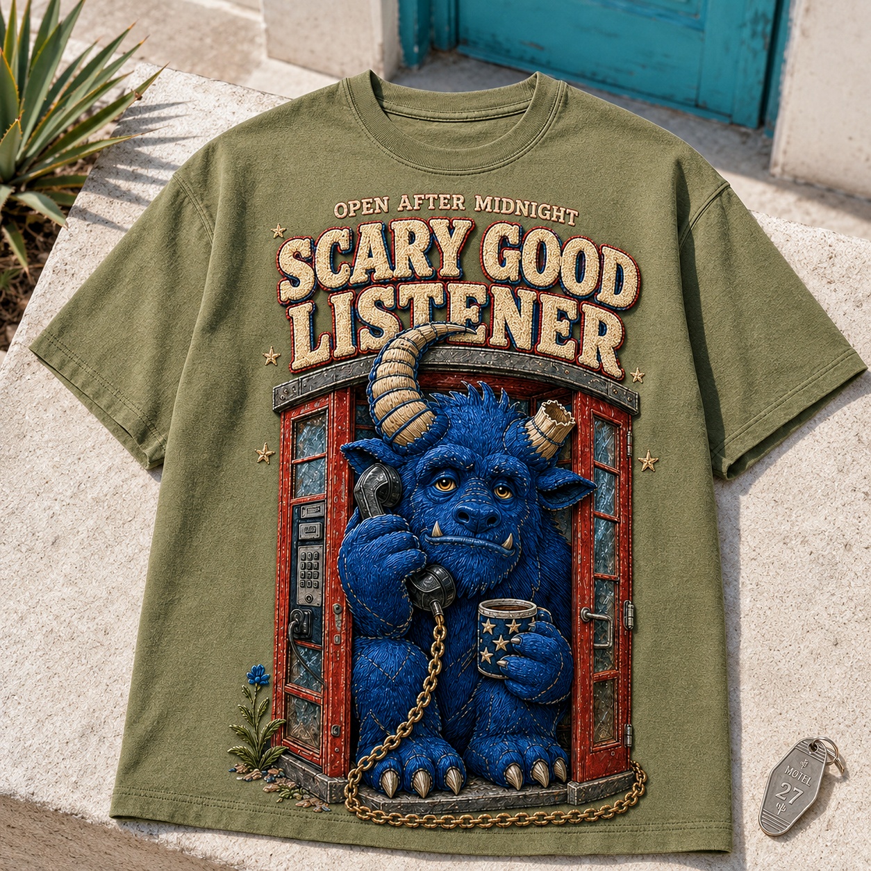 Little Monsters Midnight Listener Tee