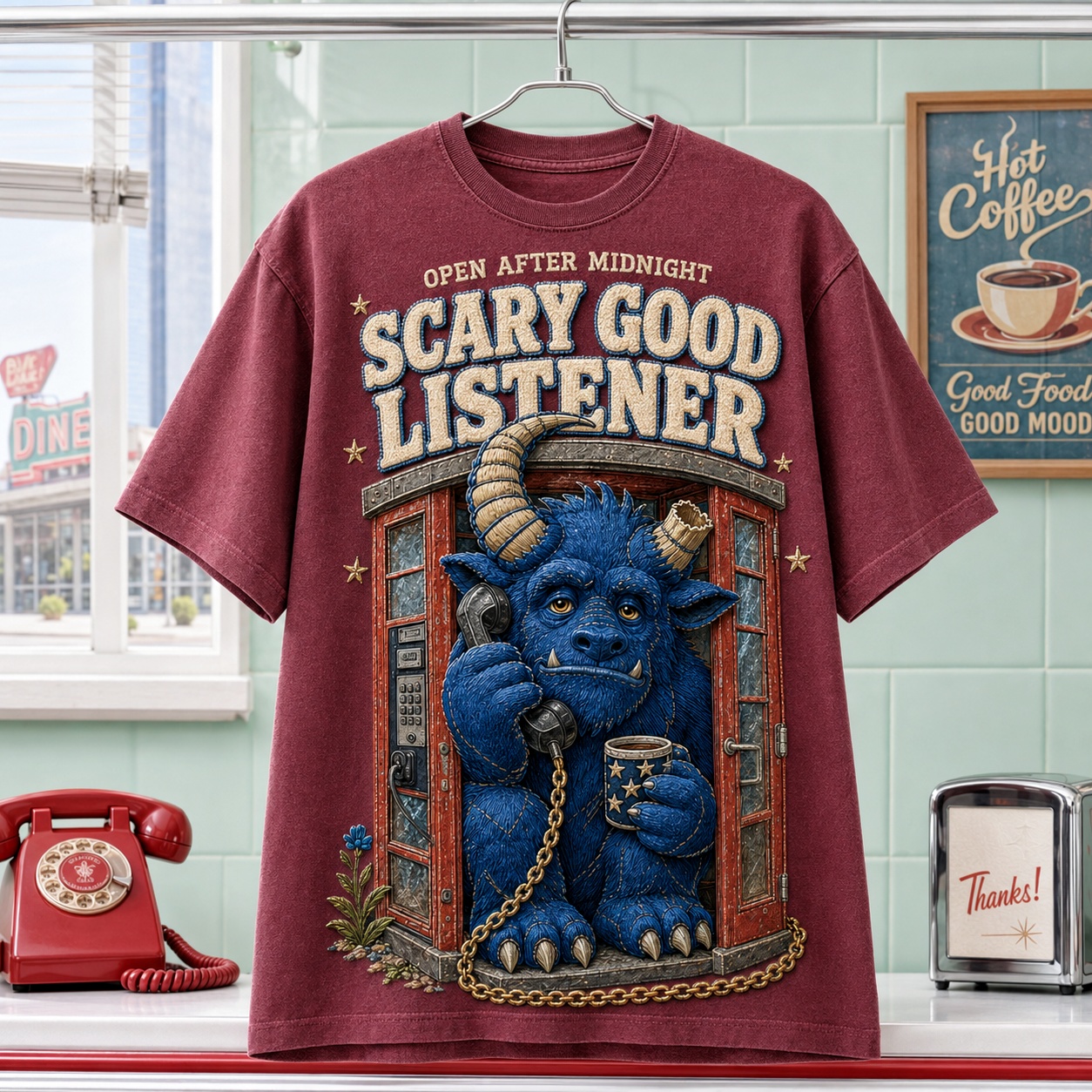 Little Monsters Midnight Listener Tee