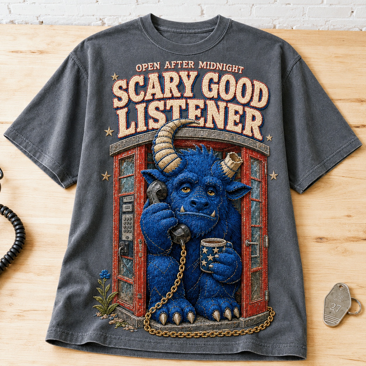 Little Monsters Midnight Listener Tee