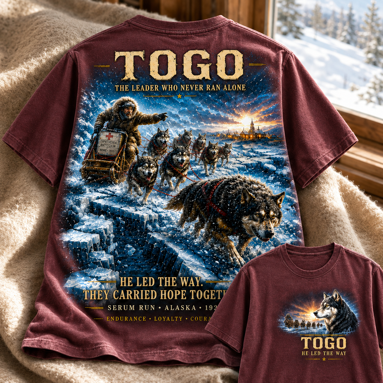 Togo Led the Way Tribute Tee