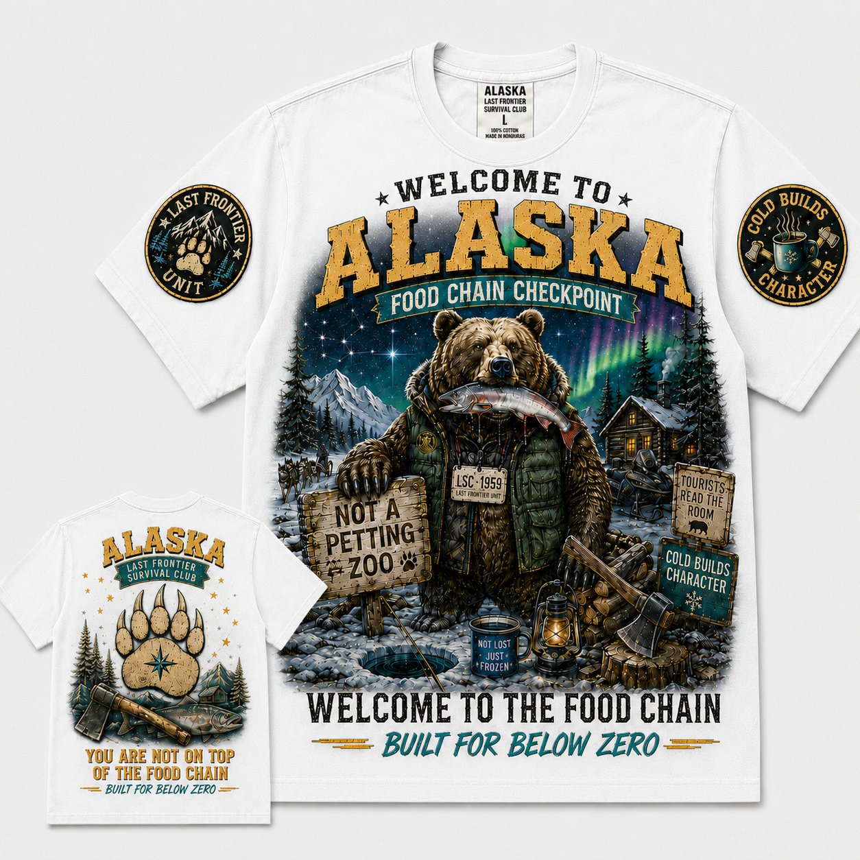 Alaska Food Chain Polar Bear T-Shirt