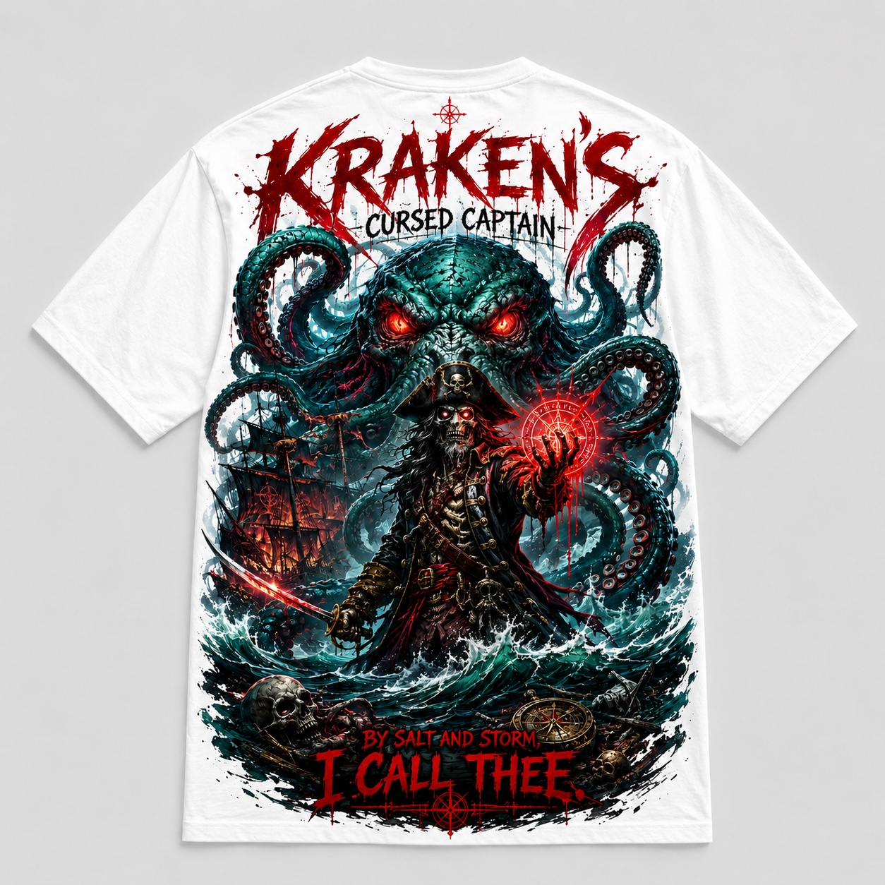 Kraken’s Cursed Captain Tee