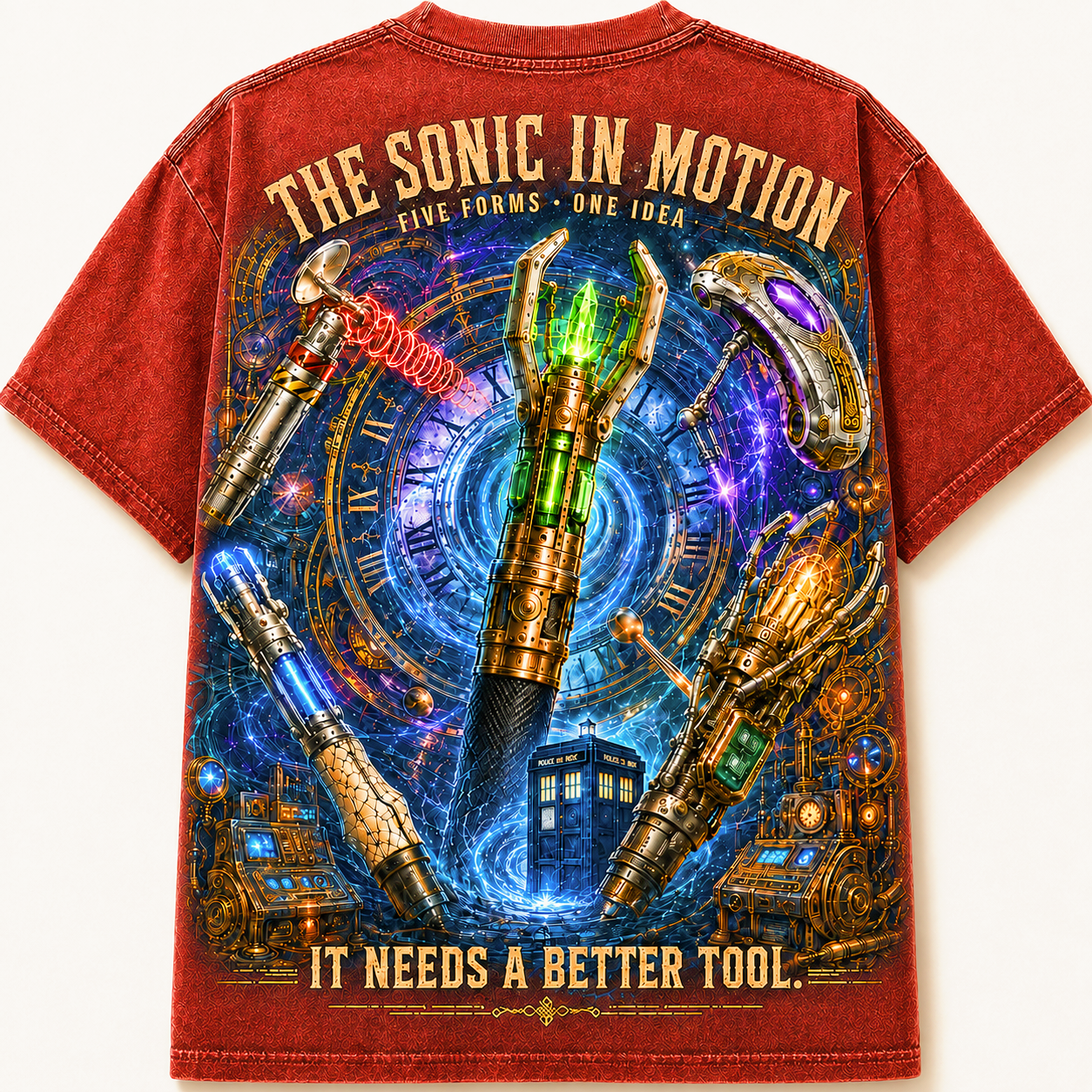 Five Forms One Idea Temporal Tool Archive T-Shirt