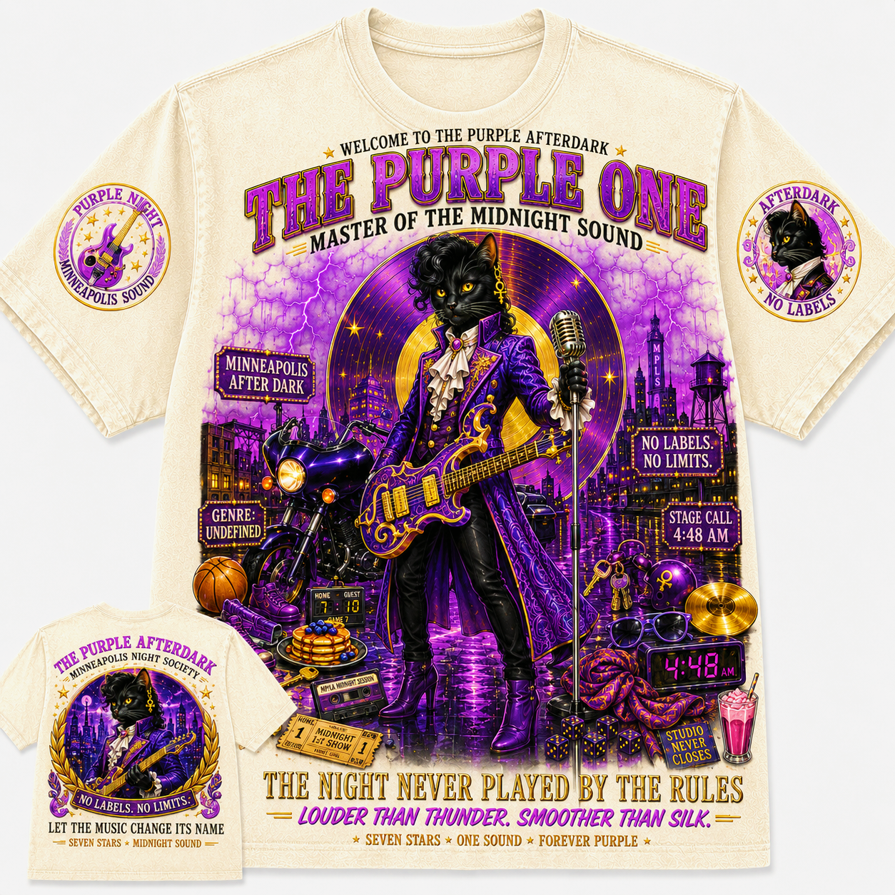 The Purple One Master Of The Midnight Song T-Shirt