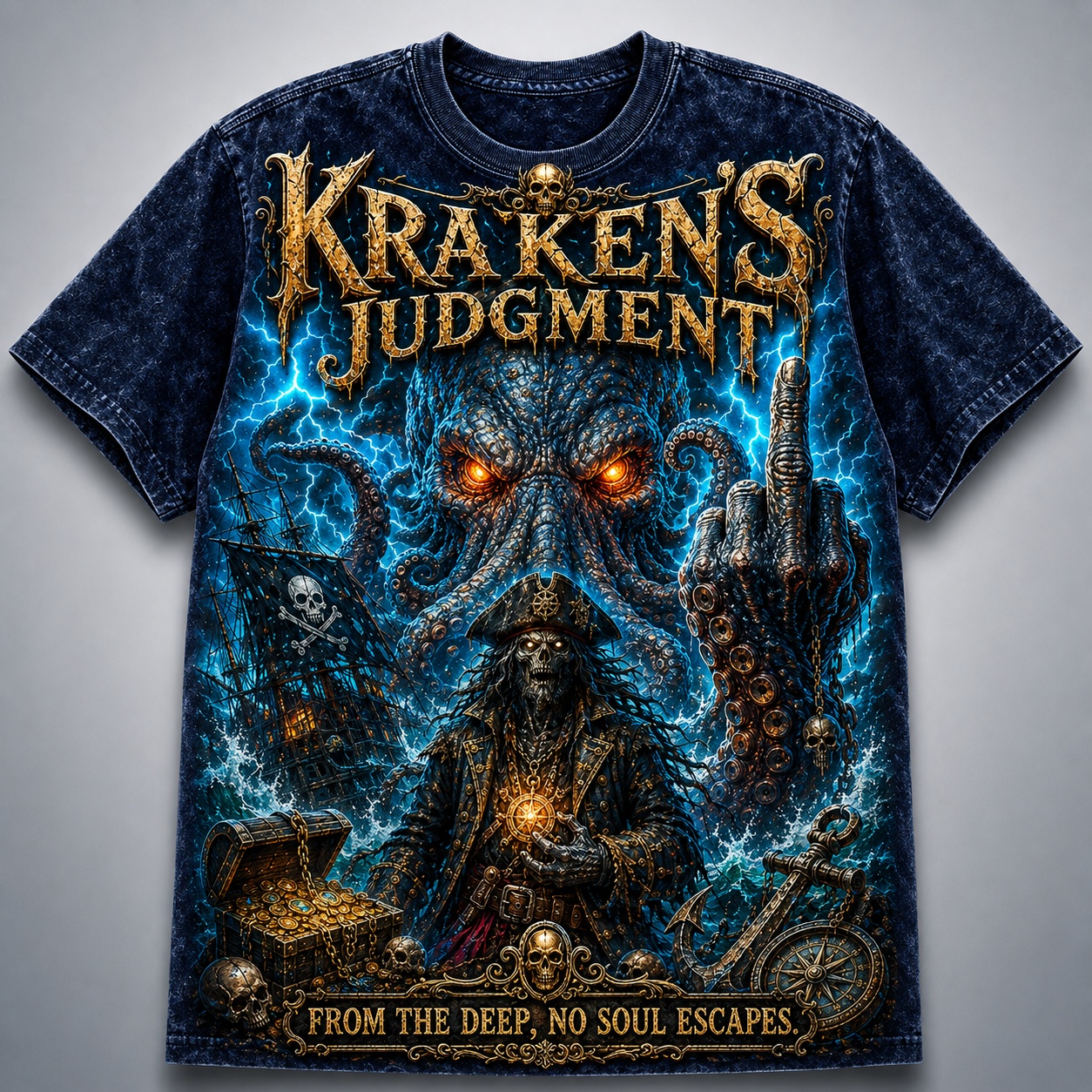 Kraken’s Cursed Captain Tee