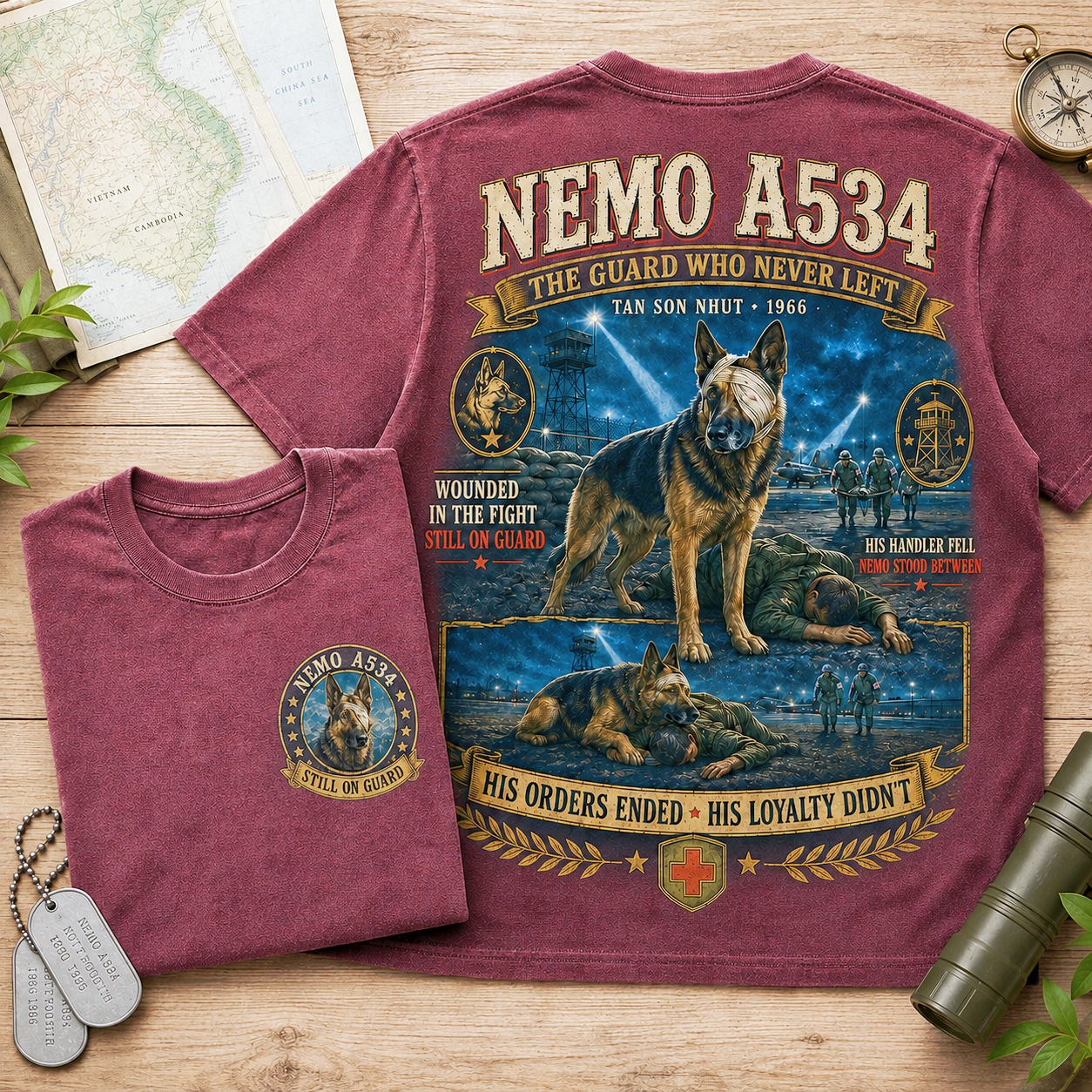 Nemo A534 Still on Guard Tribute Tee