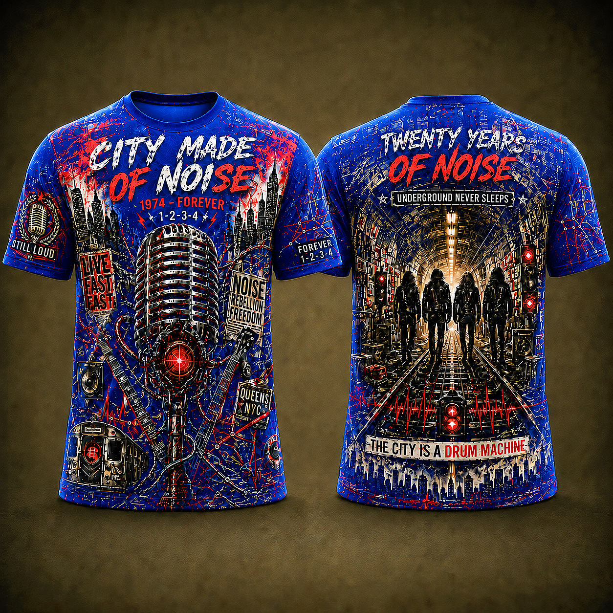 City Made Of Noise Music T-Shirt
