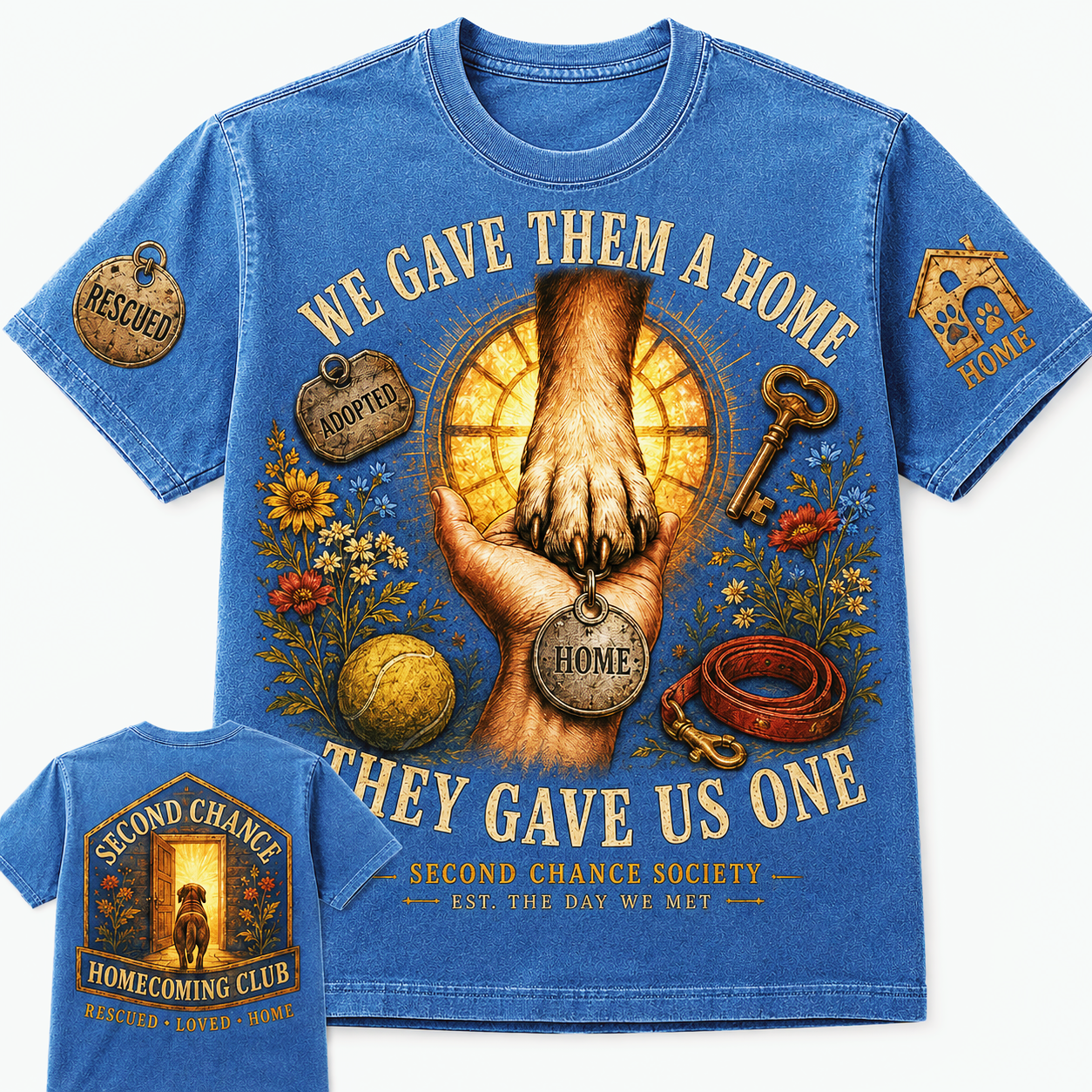 We Gave Them a Home Rescue Dog T-Shirt
