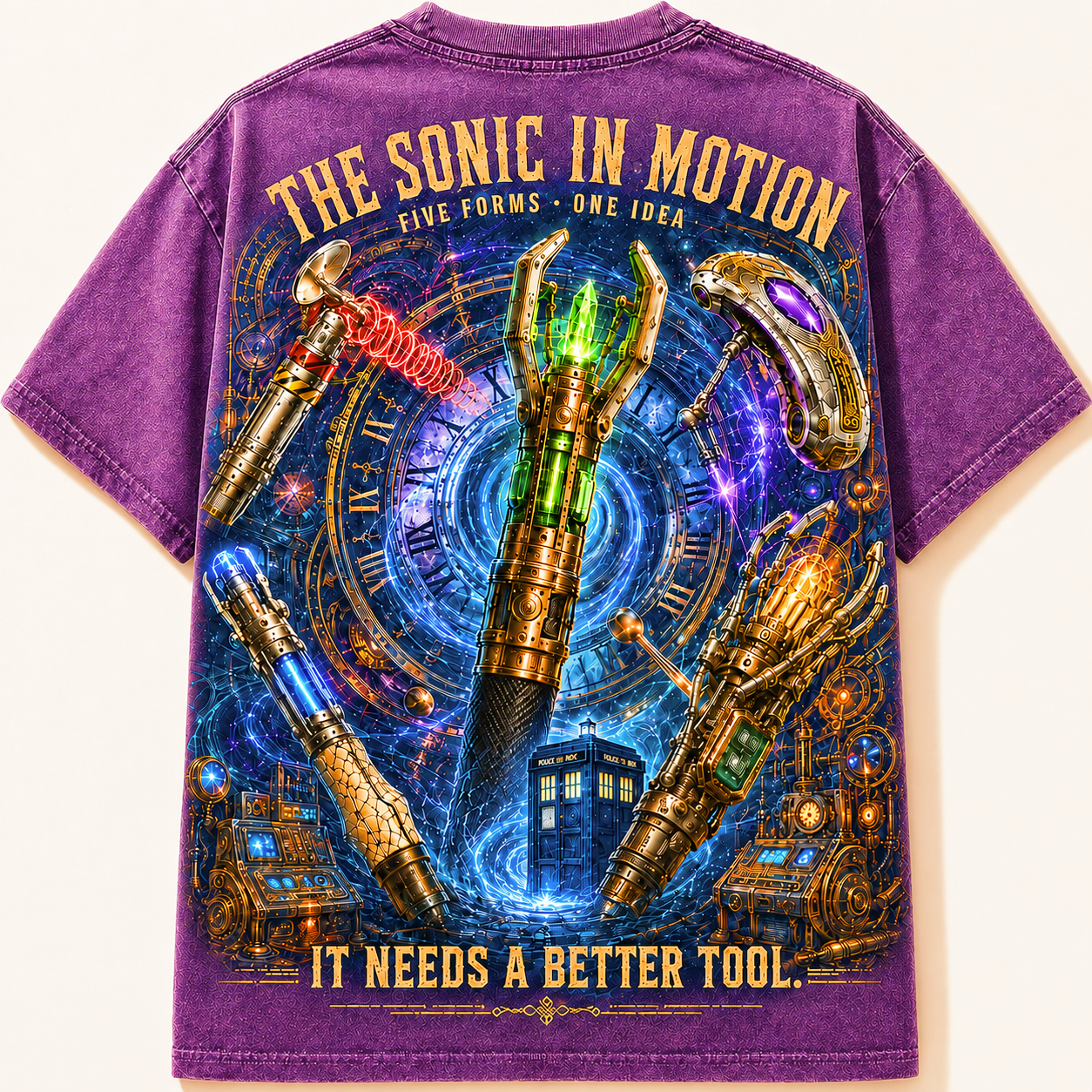 Five Forms One Idea Temporal Tool Archive T-Shirt