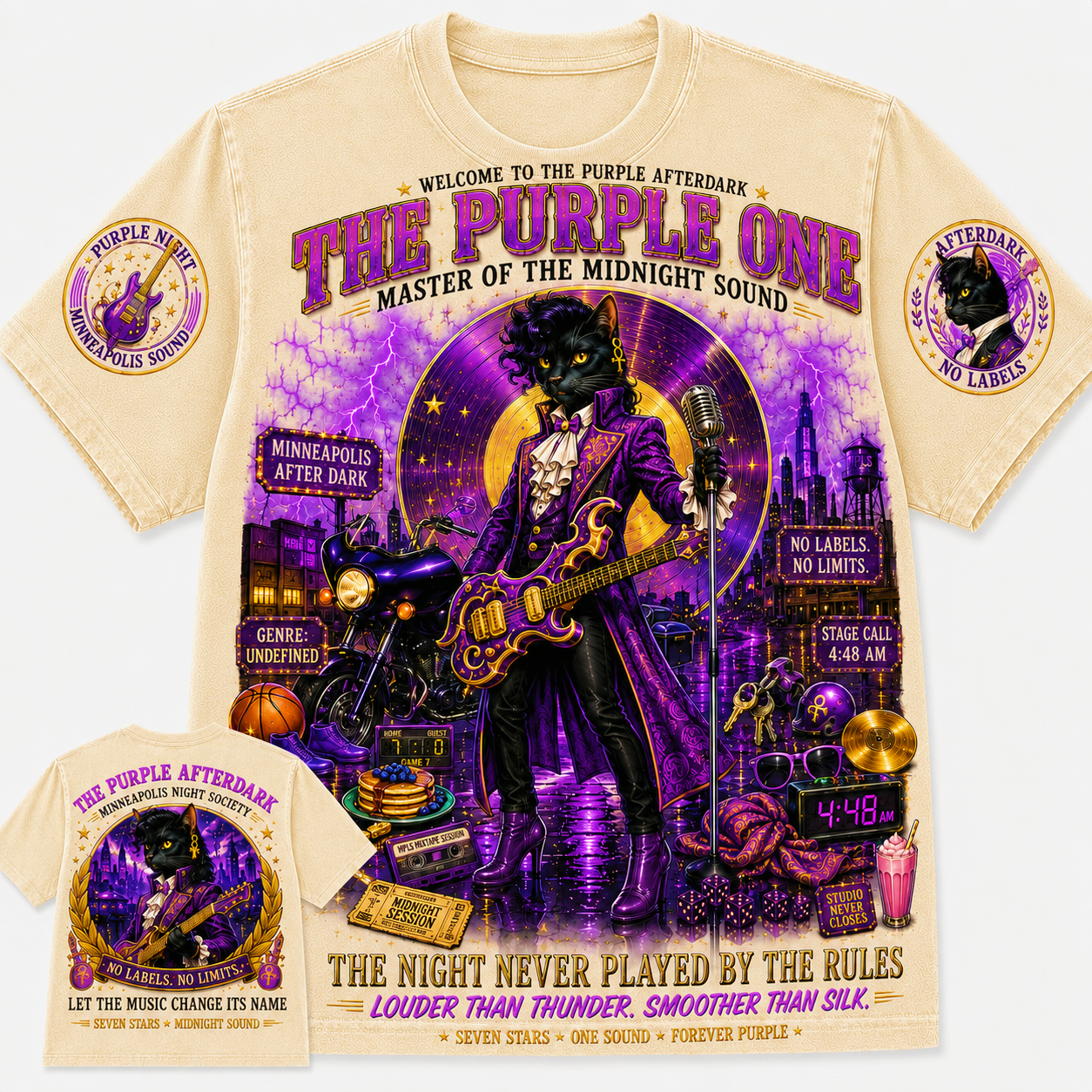 The Purple One Master Of The Midnight Song T-Shirt