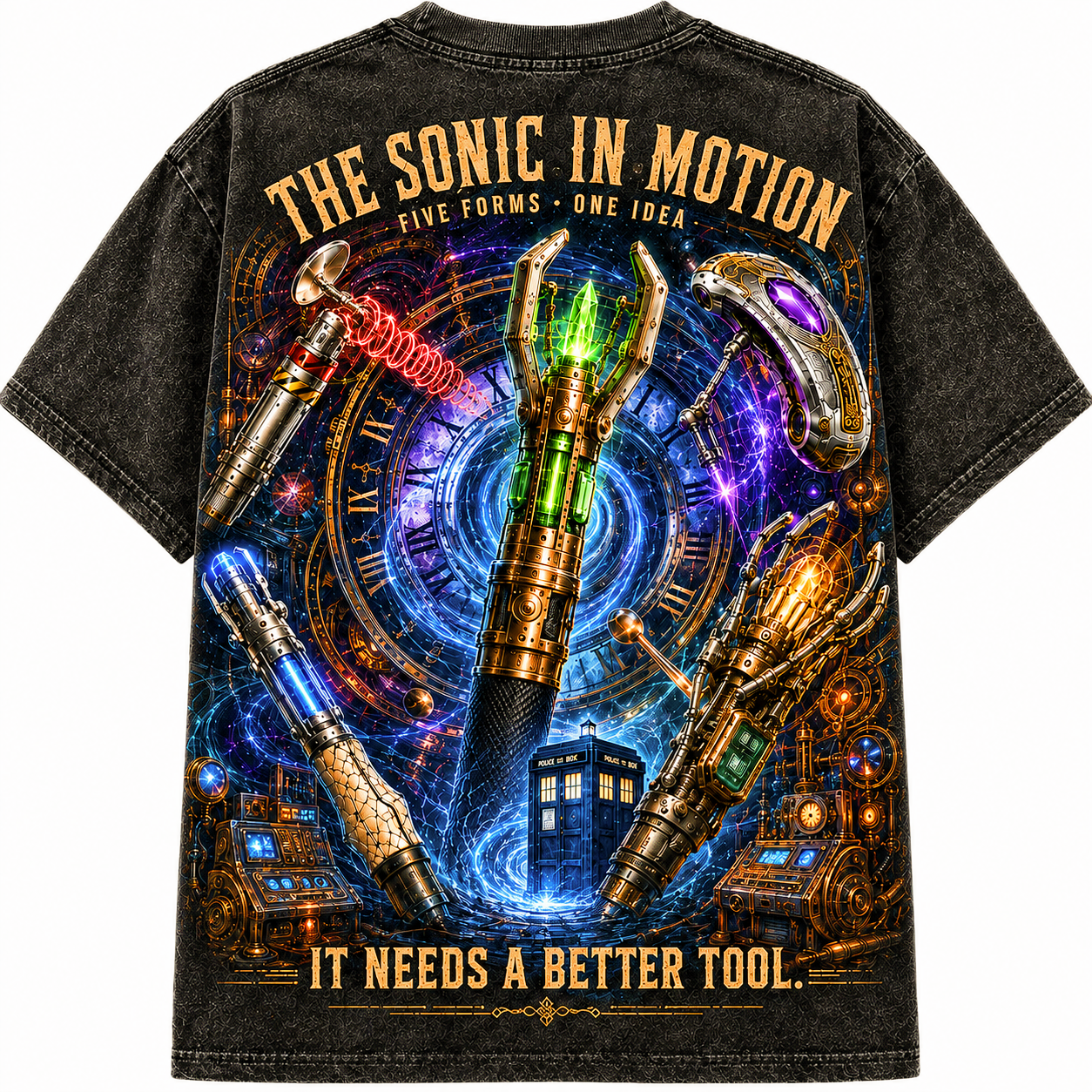 Five Forms One Idea Temporal Tool Archive T-Shirt