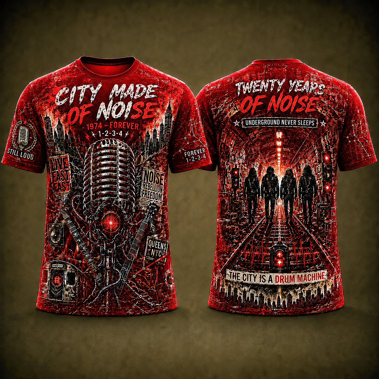 City Made Of Noise Music T-Shirt