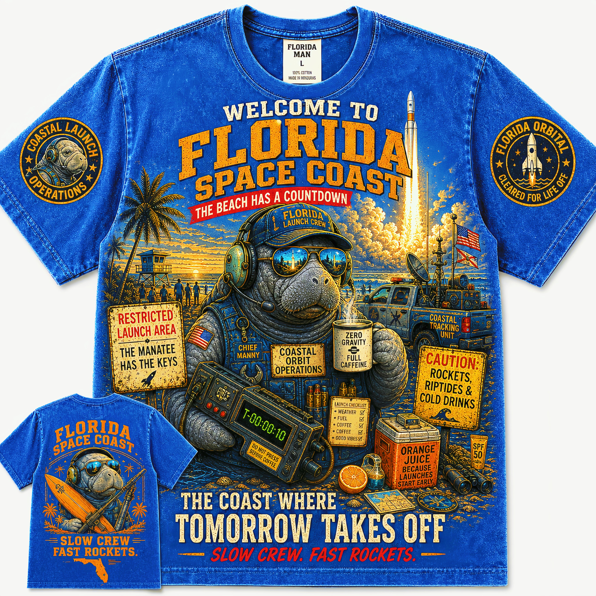 Florida Space Coast Tomorrow Takes Off T-Shirt