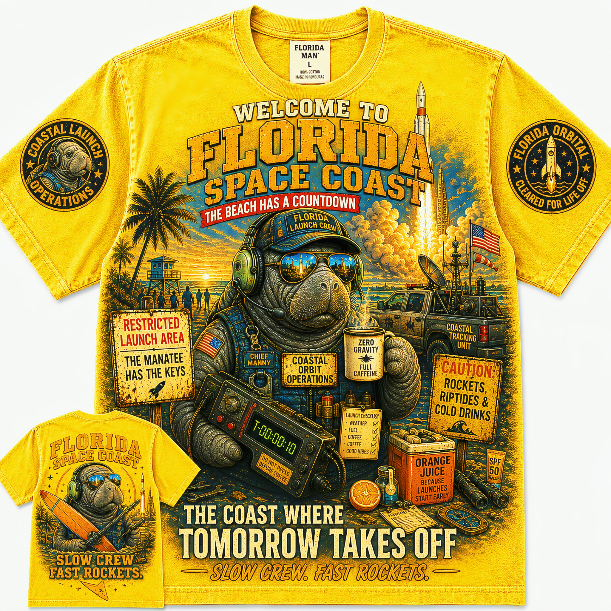 Florida Space Coast Tomorrow Takes Off T-Shirt