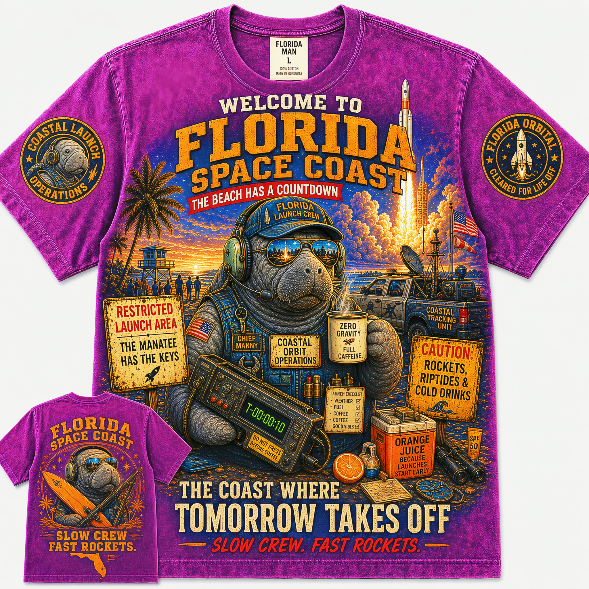 Florida Space Coast Tomorrow Takes Off T-Shirt