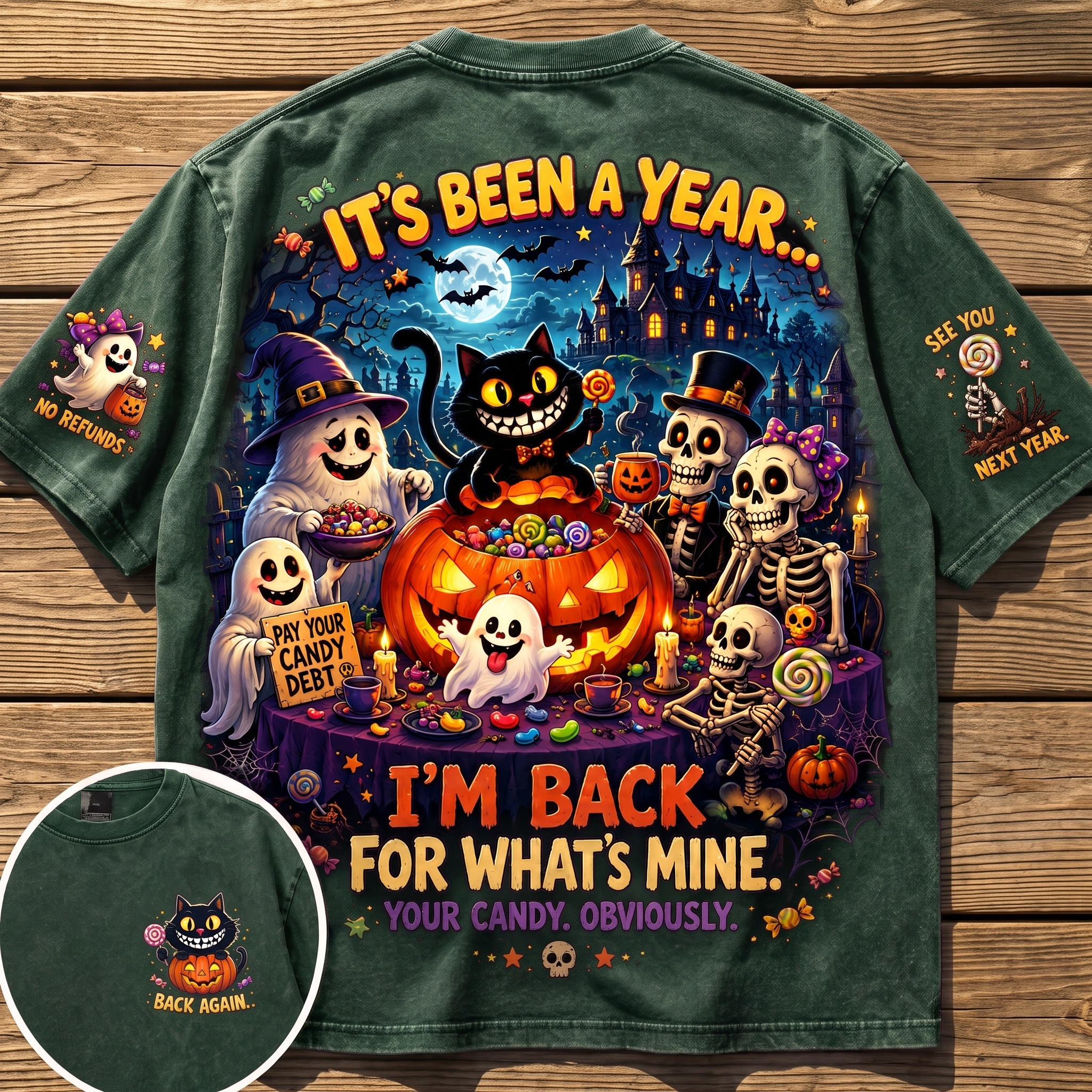 Halloween Candy Debt Club Tee