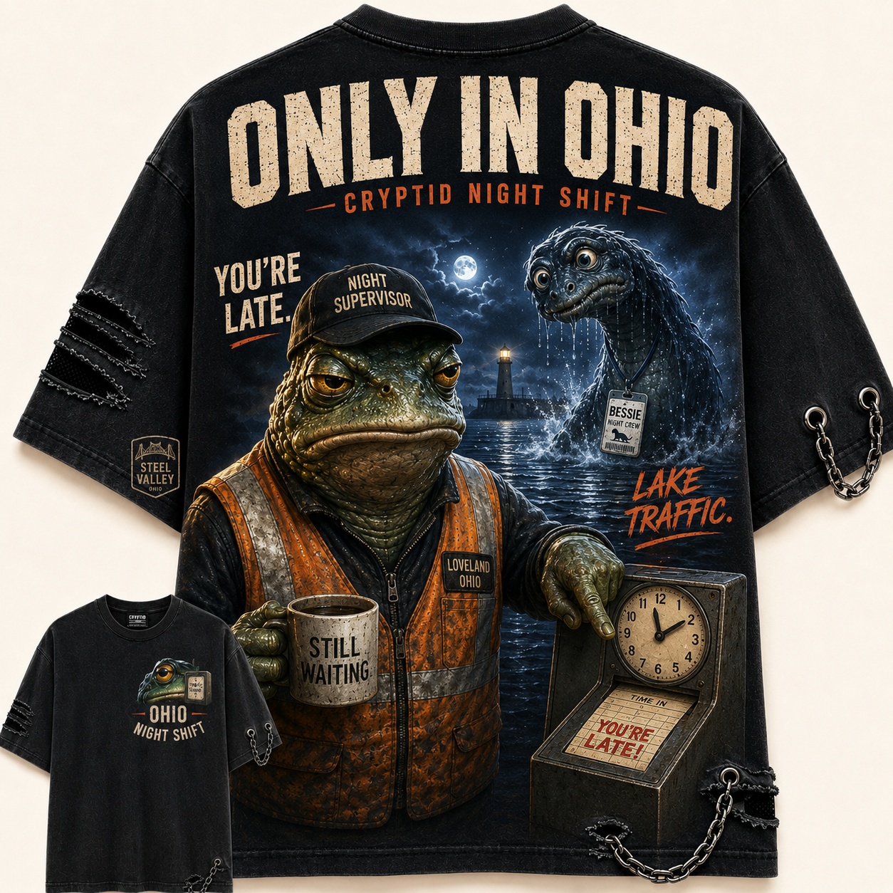 Ohio Night Shift Lake Legends Tee