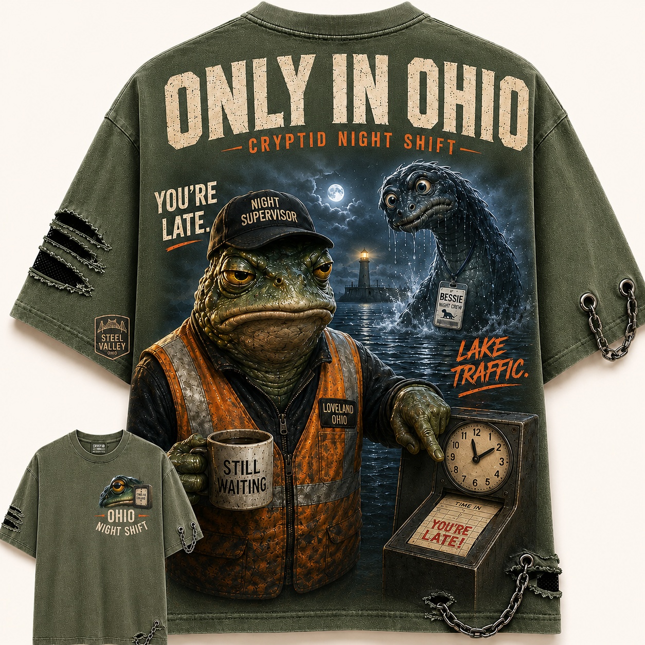 Ohio Night Shift Lake Legends Tee