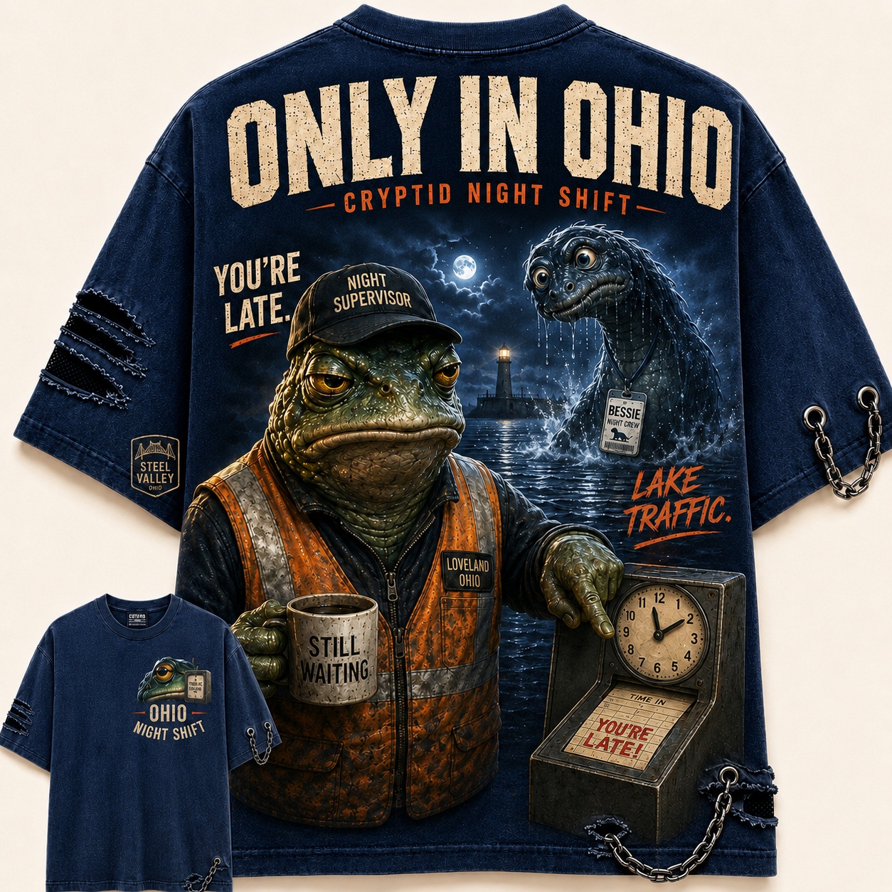 Ohio Night Shift Lake Legends Tee